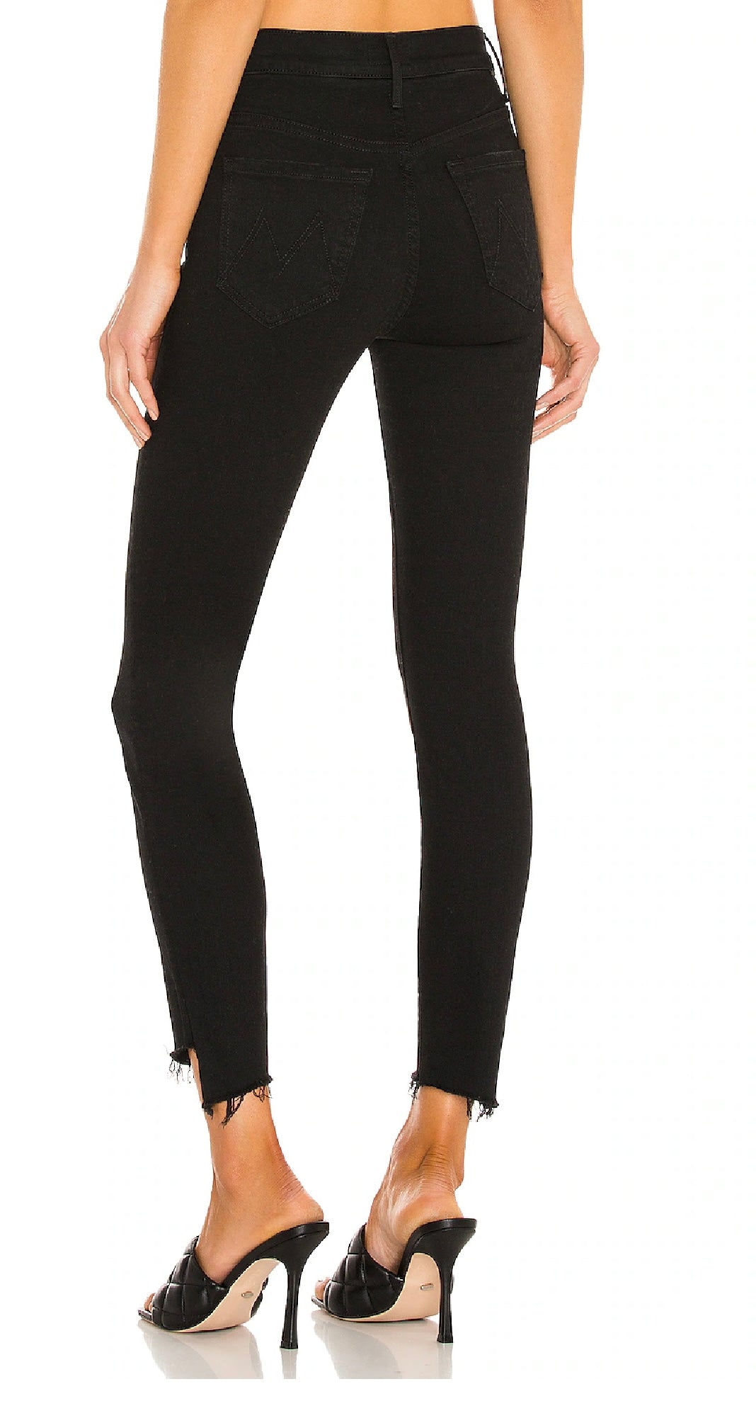 MOTHER The Stunner Zip Ankle Step Fray, Size 27