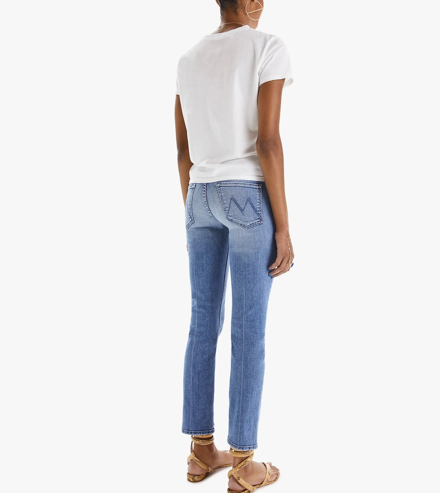MOTHER The Mid Rise Dazzler Ankle, Size 25, Wash we the animals
