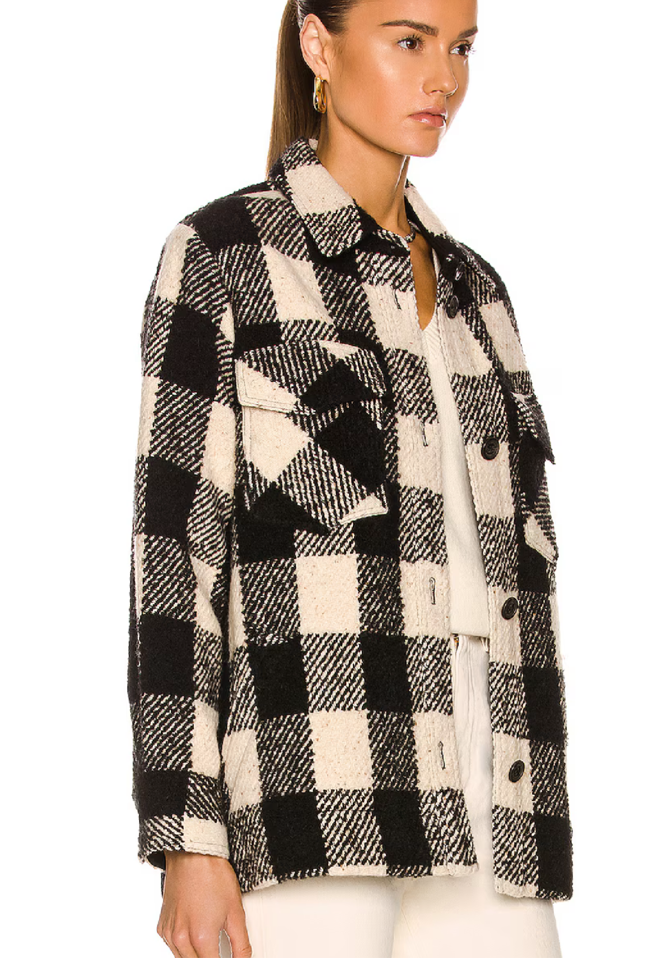 NILI LOTAN Lenore Barn Coat, Medium