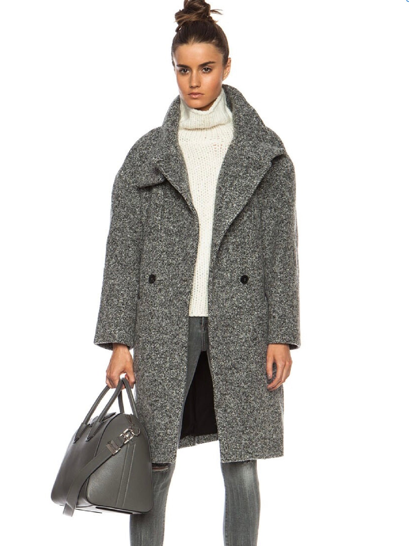 NILI LOTAN Oversized Baby Alpaca-Blend Turtleneck, XSMALL