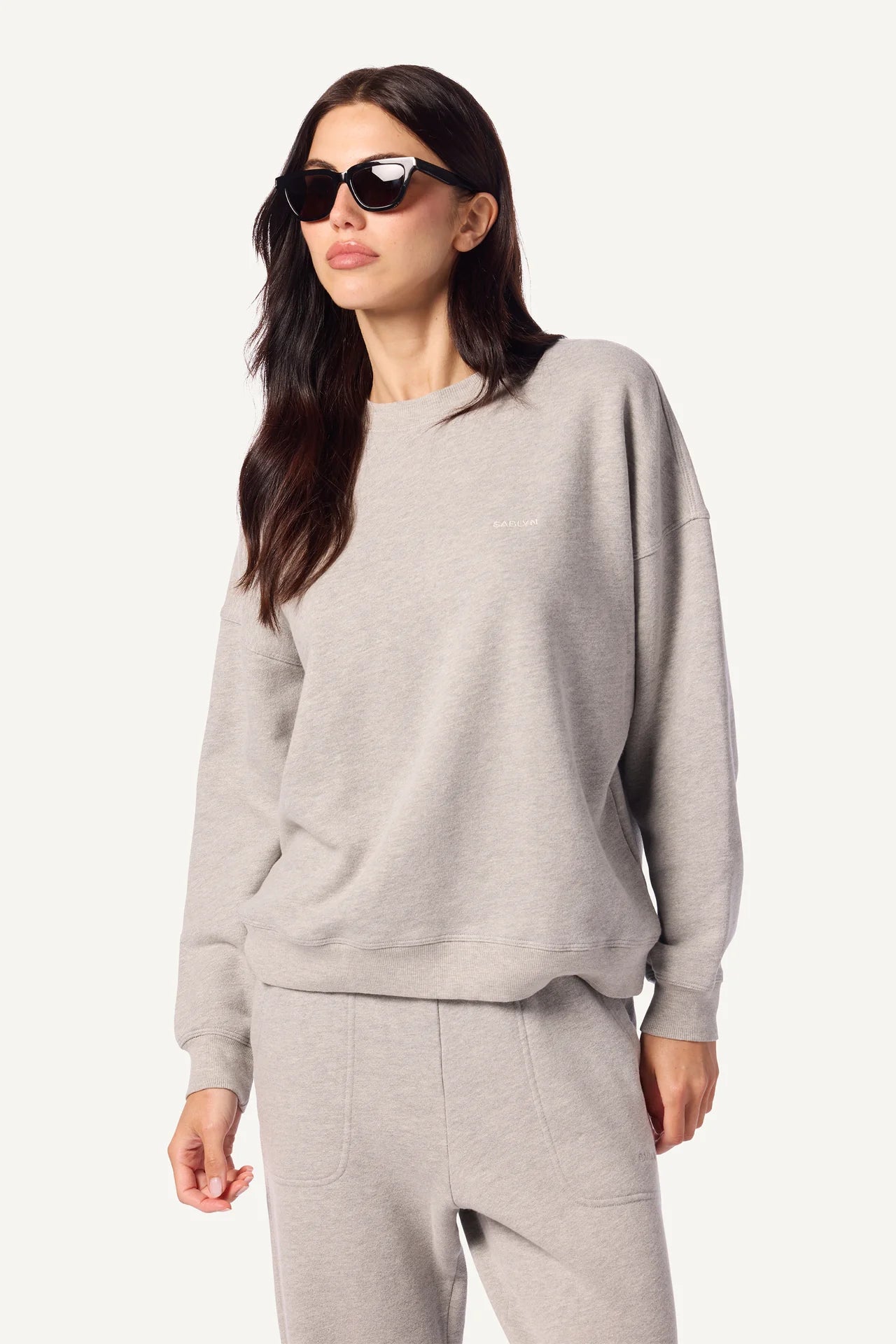 SABLYN ROMY CLASSIC SWEATSHIRT | FOGGY, SMALL