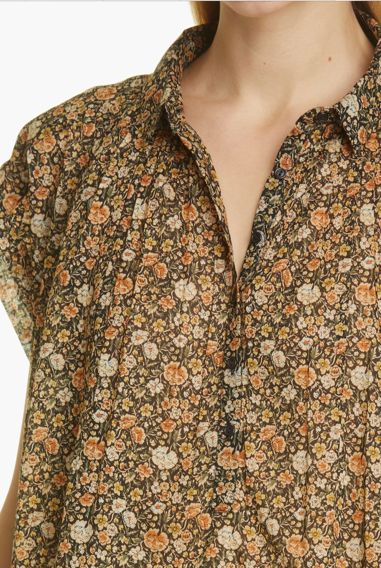 Nili Lotan Normandy Blouse, Medium