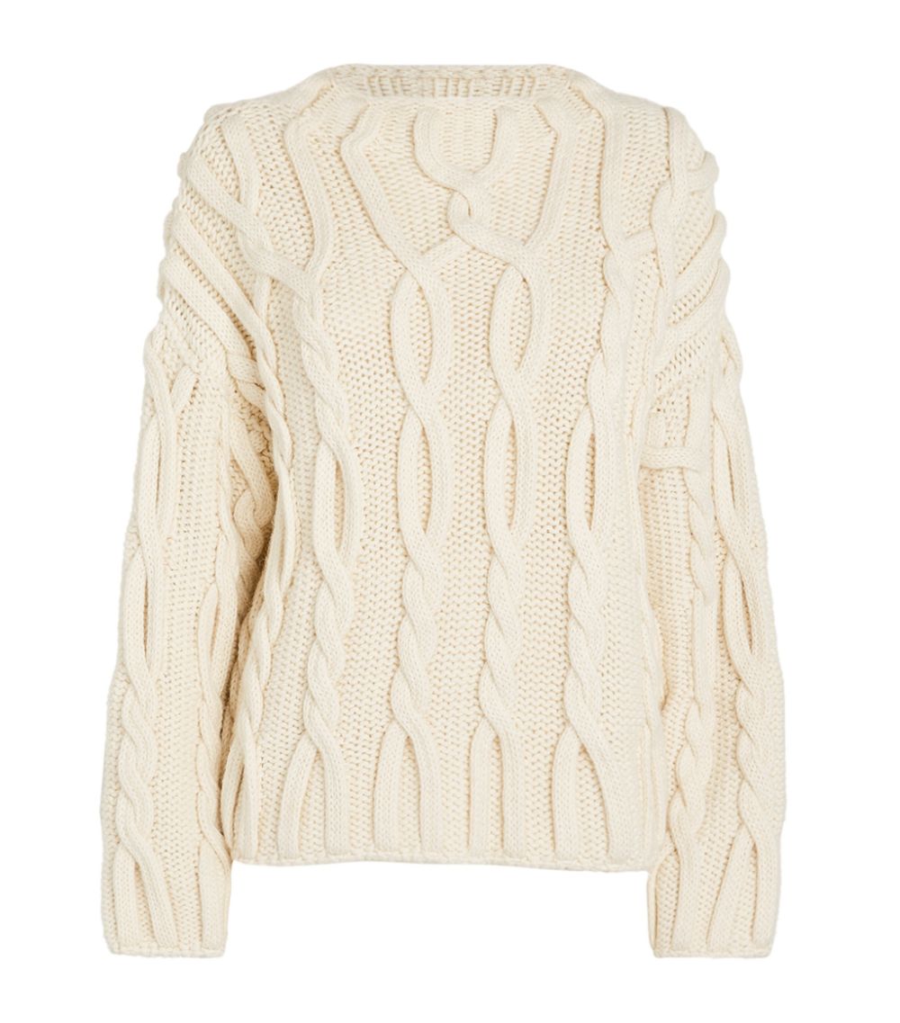 FRAME NWT Cable-Knit Sweater, XSmall