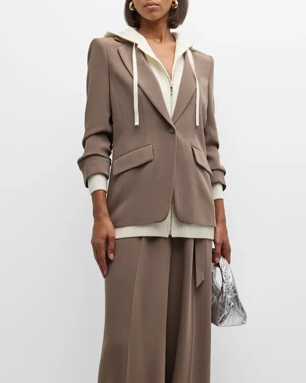 Cinq à Sept
Khloe Layered Look Hooded Blazer, Size 4