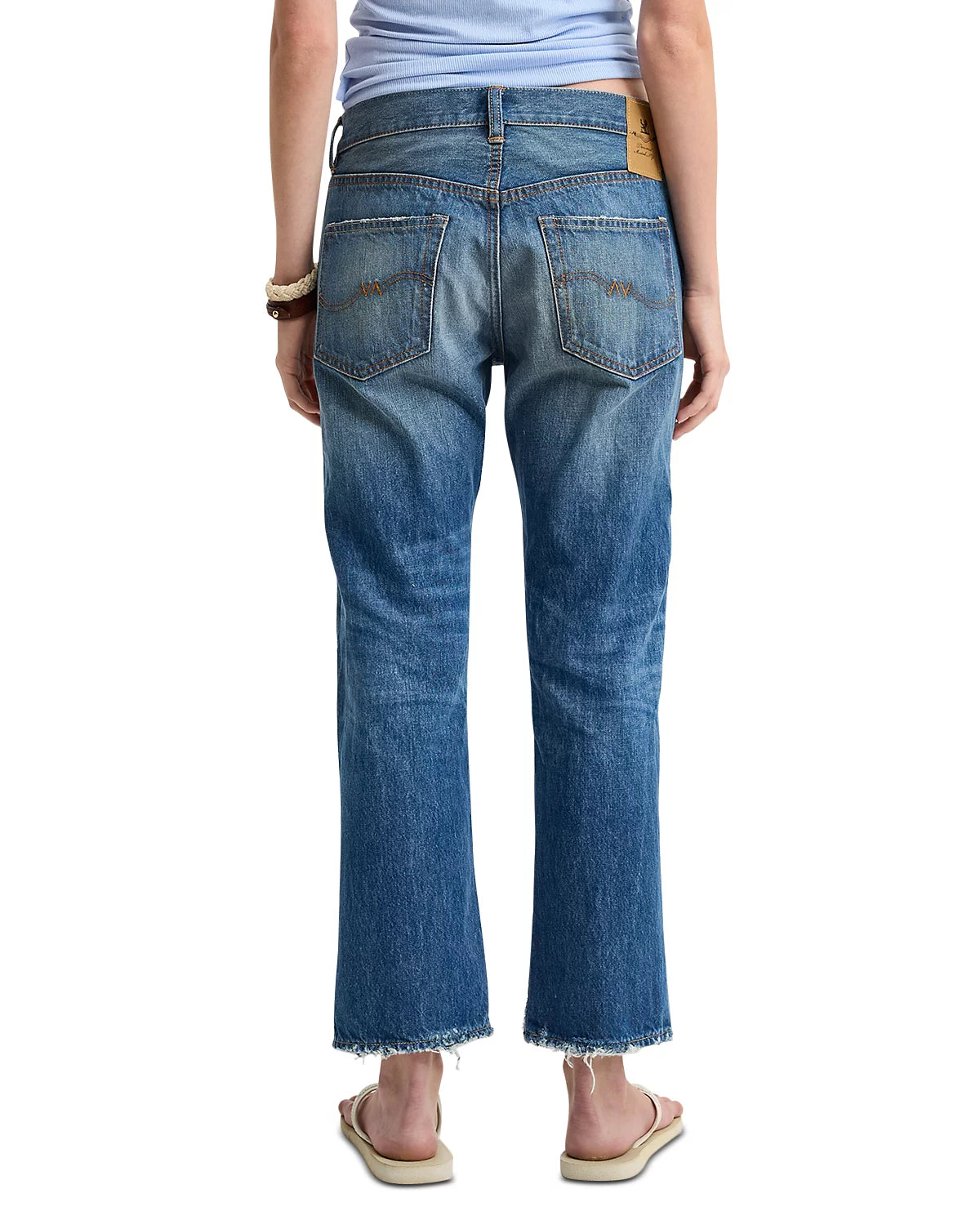 Denimist Lindsay Slim Boyfriend Jeans in Apsley Blue, SIZE 24