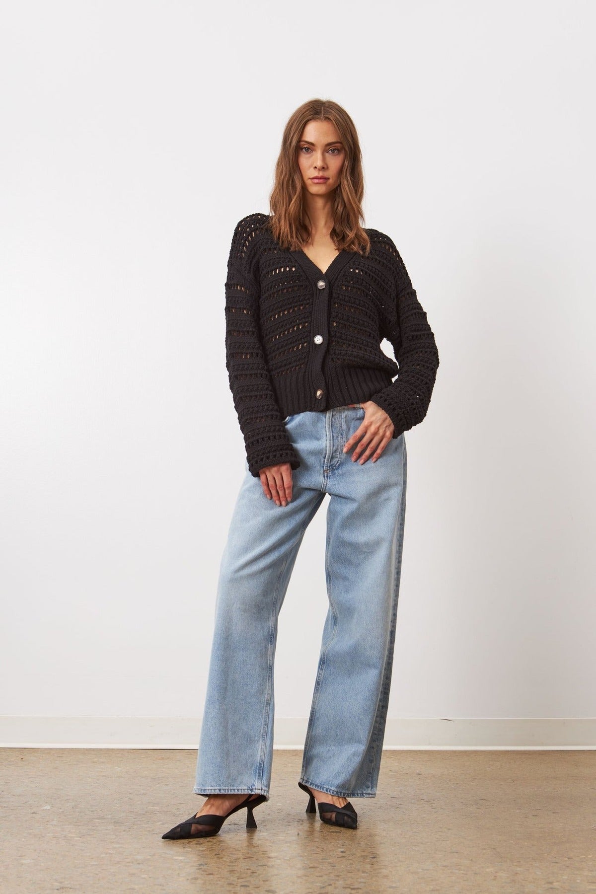 Line the Label NWT Brynne Cardigan, MEDIUM