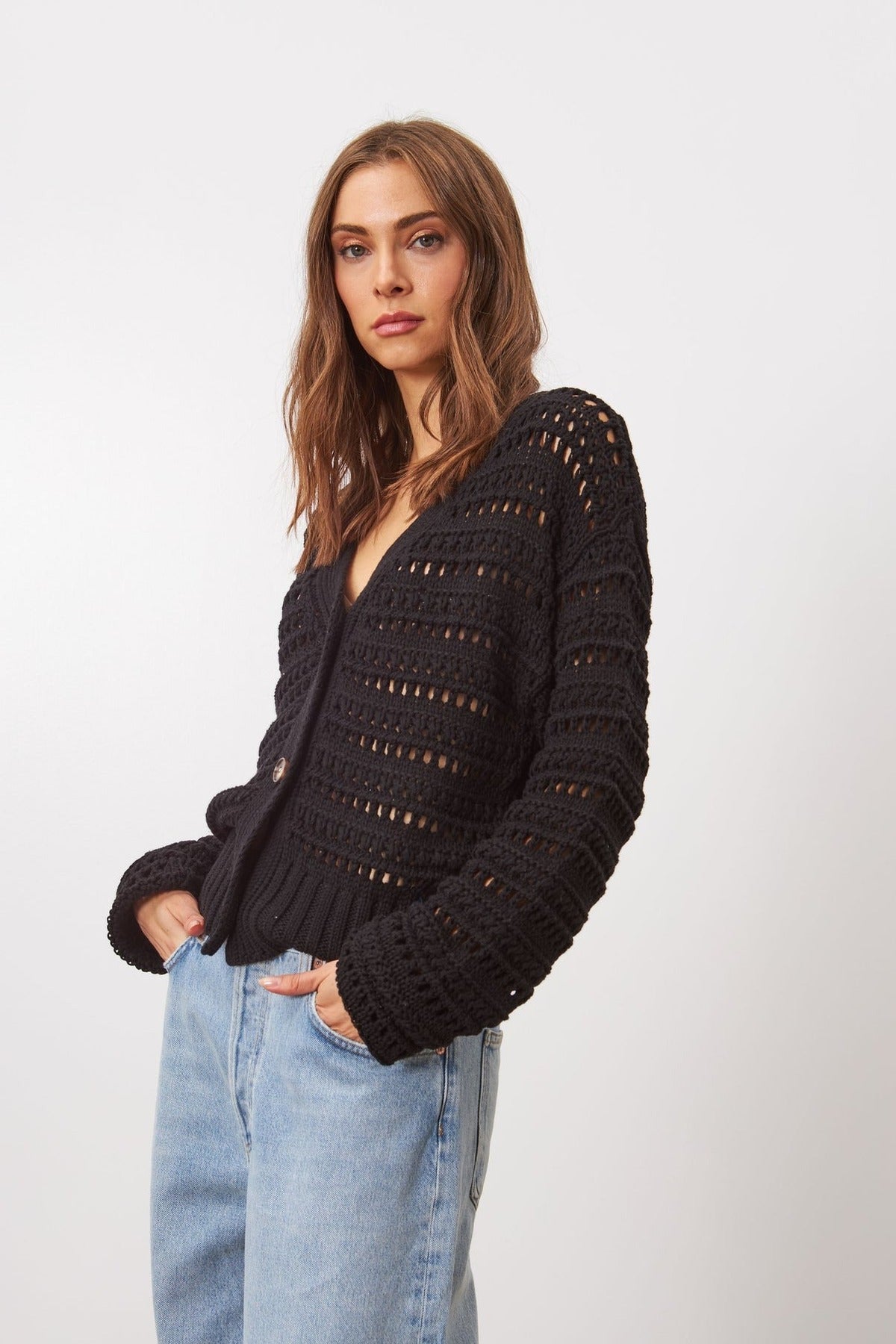 Line the Label NWT Brynne Cardigan, MEDIUM