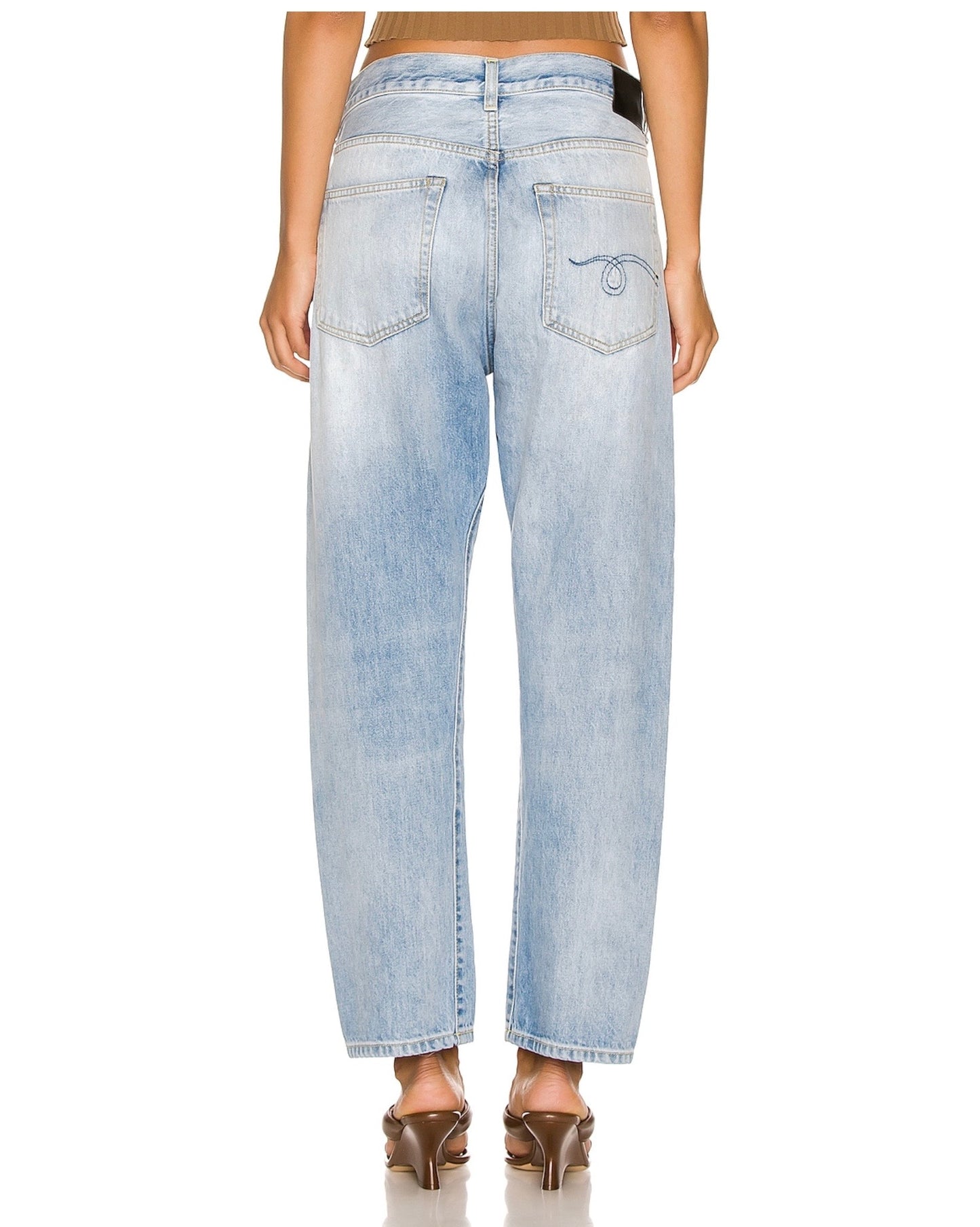 R13 Cross Over Straight, Stevie Blue, Size 27 