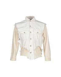 R13 women's double denim jacket colour vintage white , xsmall