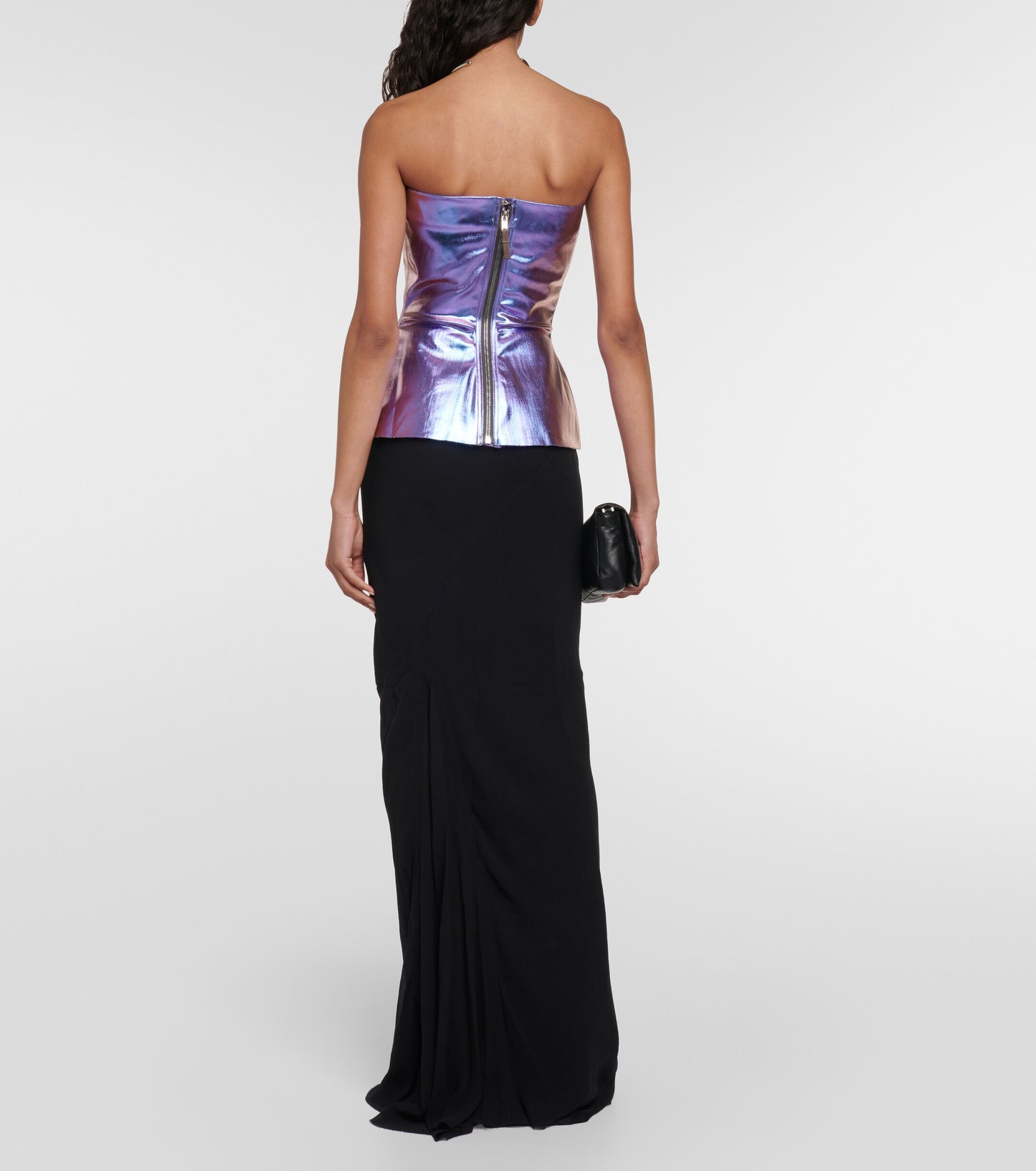 RICK OWENS Strapless denim top,size 8