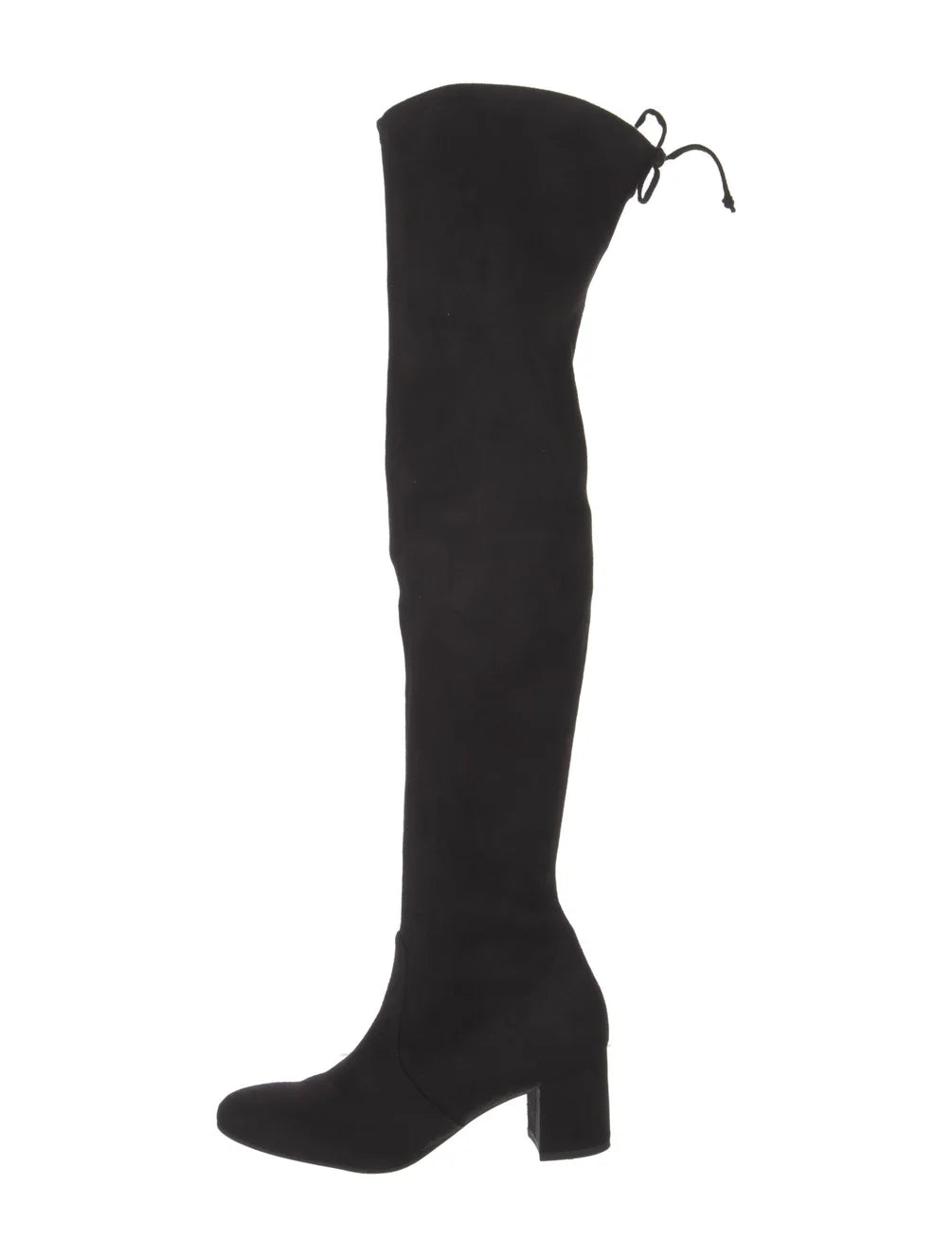Stuart Weitzman TIELAND over the knee black suede boots, size 7.5