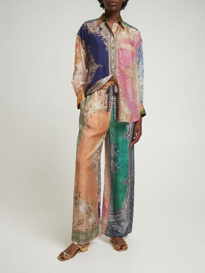 Zimmermann Anneke Shirt & Pant Set AUS Size 1, US 6/8