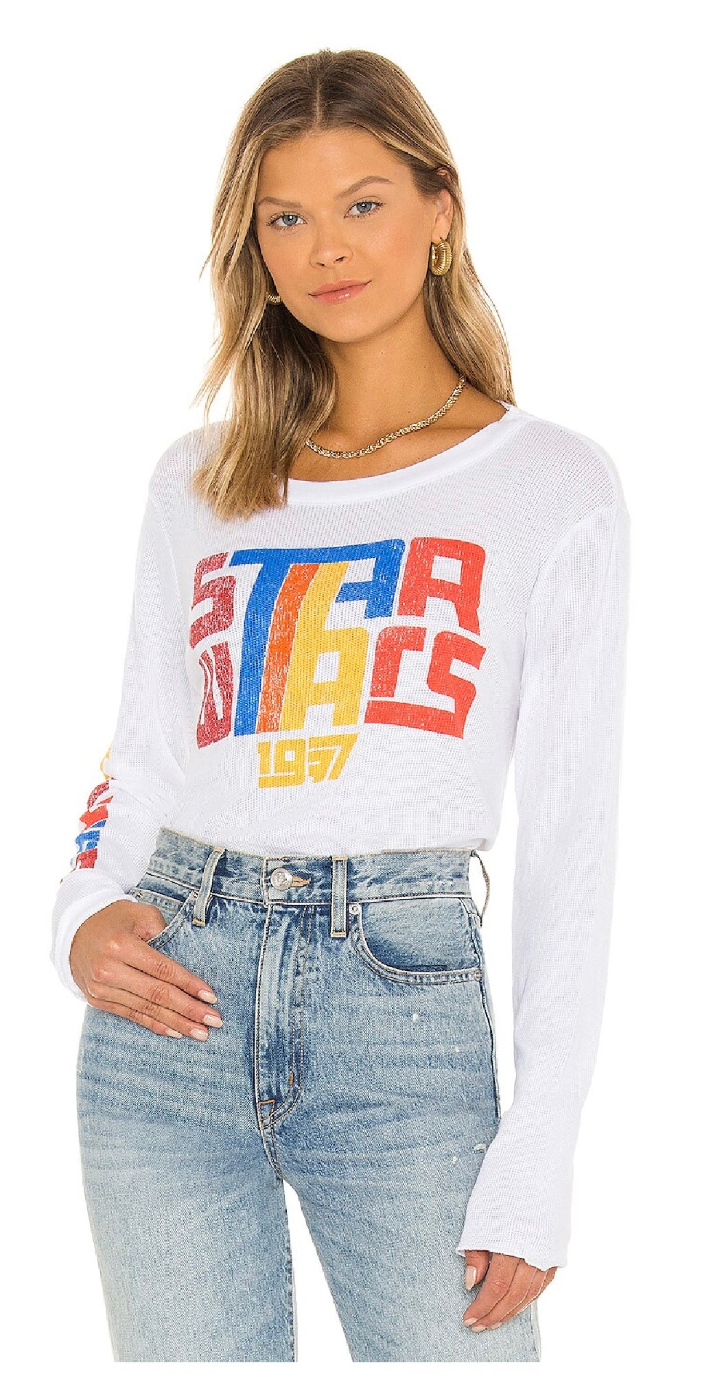 CHASER Star Wars "1977" Heritage Waffle Top, xsmall