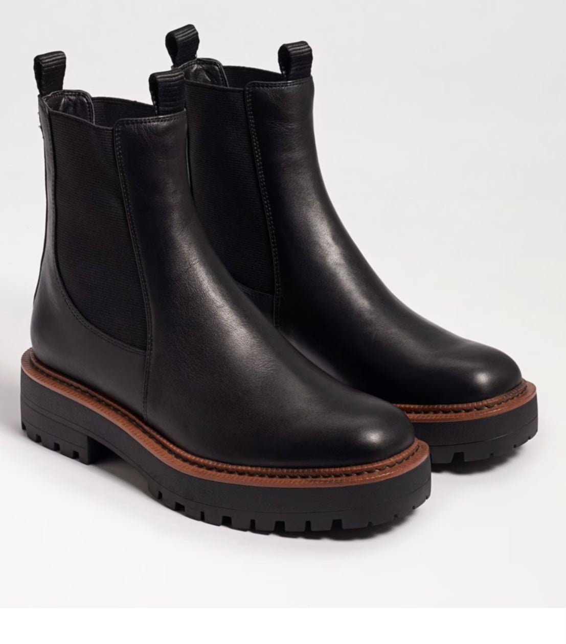 SAM EDELMAN WATERPROOF LAGUNA CHELSEA BOOT, SIZE 8 available in Black