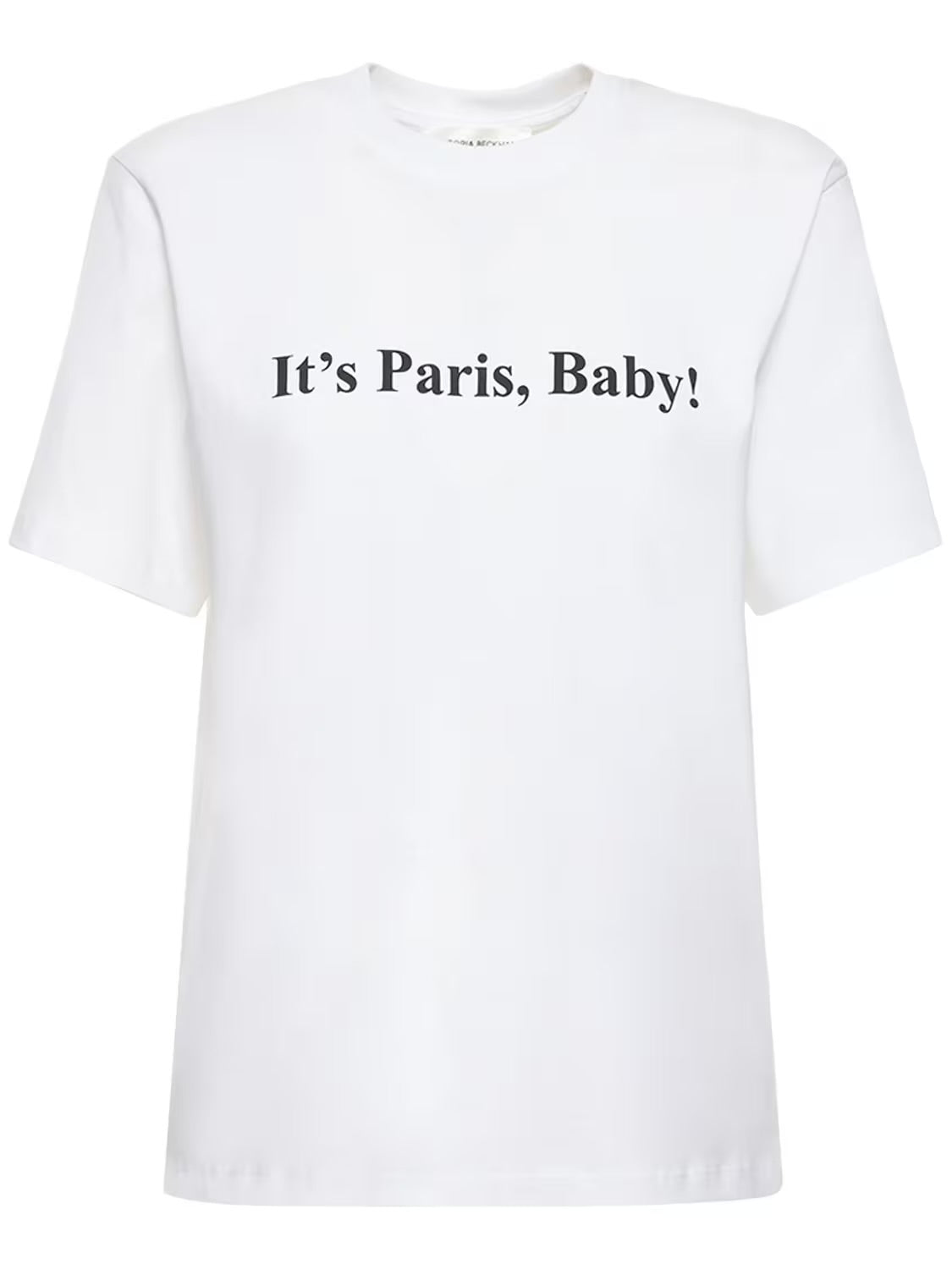 VICTORIA BECKHAM
IT'S PARIS, BABY! T-shirt In white, Xsmall
