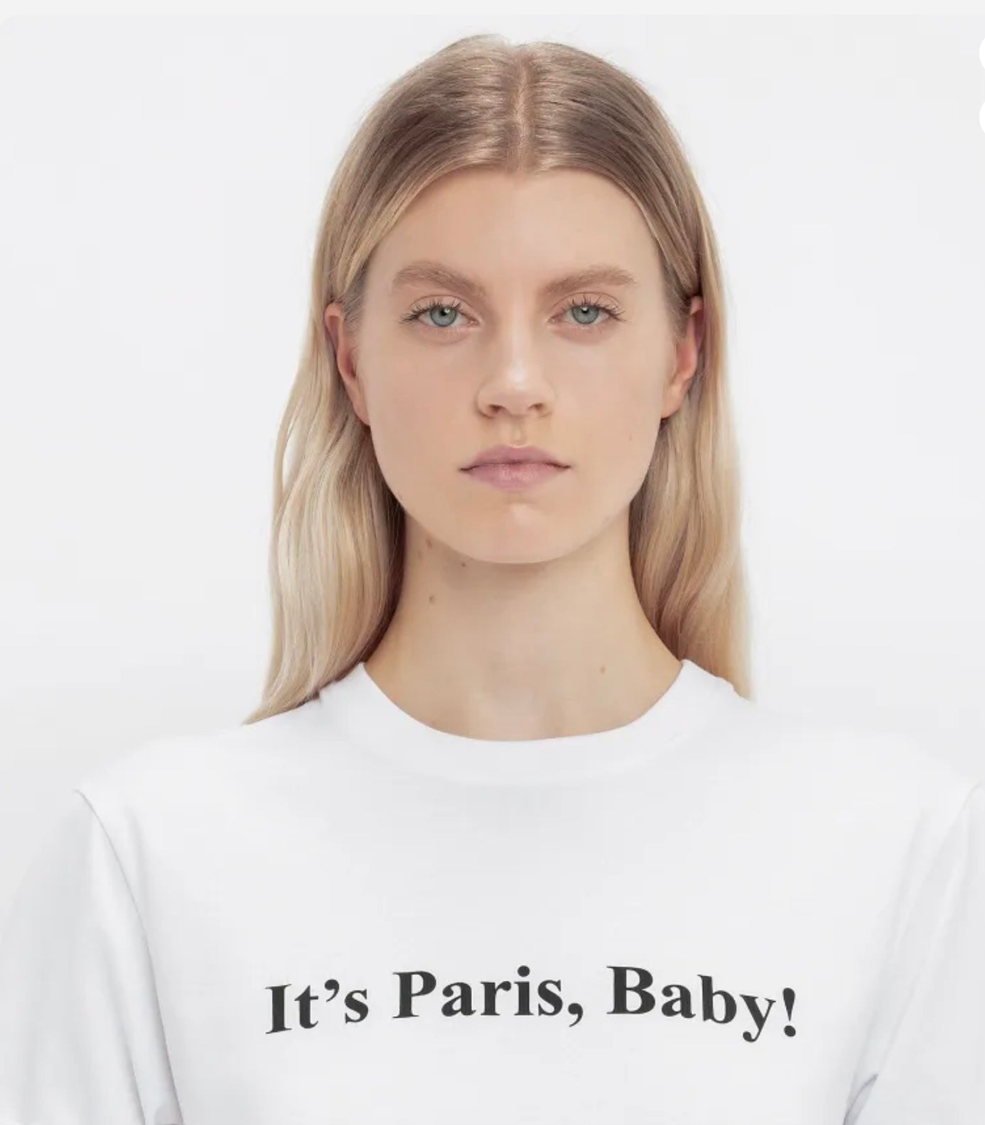 VICTORIA BECKHAM
IT'S PARIS, BABY! T-shirt In white, Xsmall