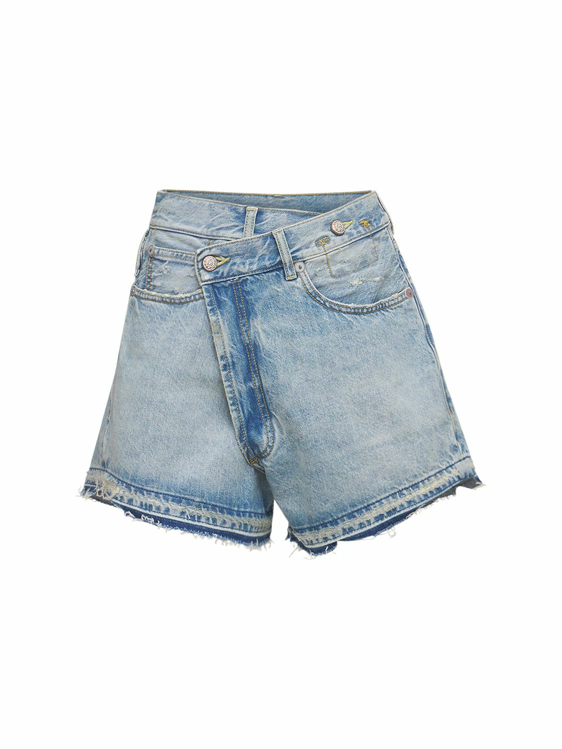 R13 Crossover Denim Shorts, size 27 fits large