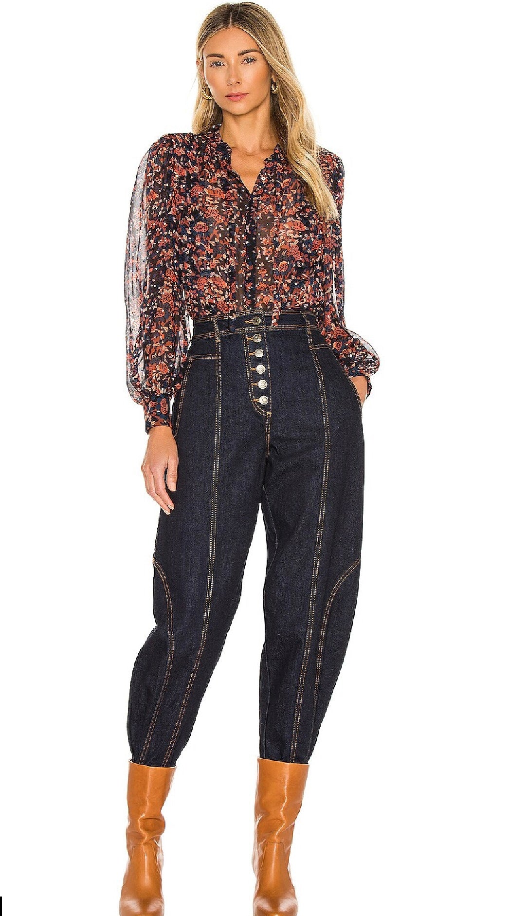 Ulla Johnson Edith Blouse, Size 2