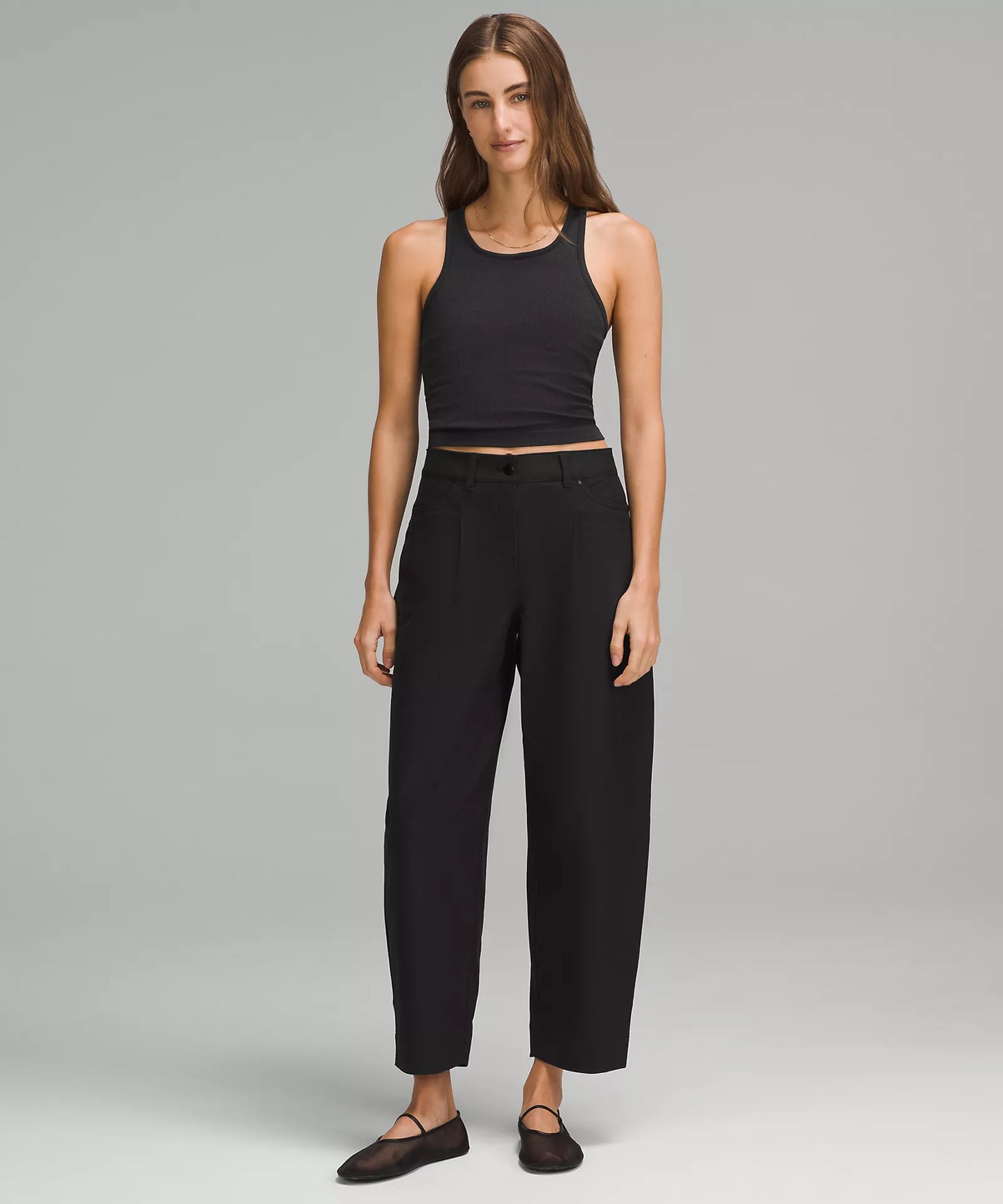 Lululemon Ebb to Street Cropped Racerback Tank Top
Light Support, B/C cup