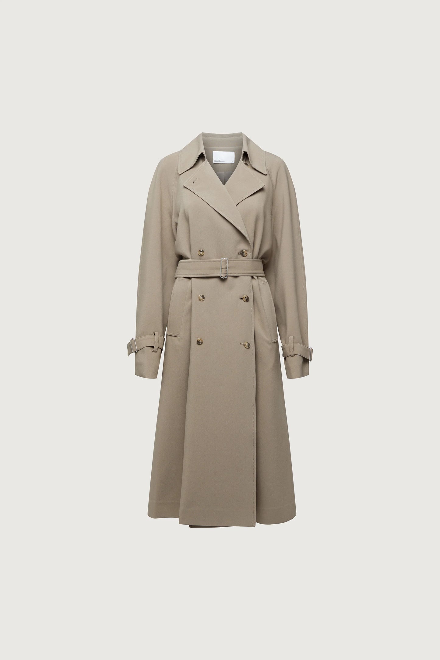 OAK & FORT OVERSIZED TRENCH COAT, XXSMALL