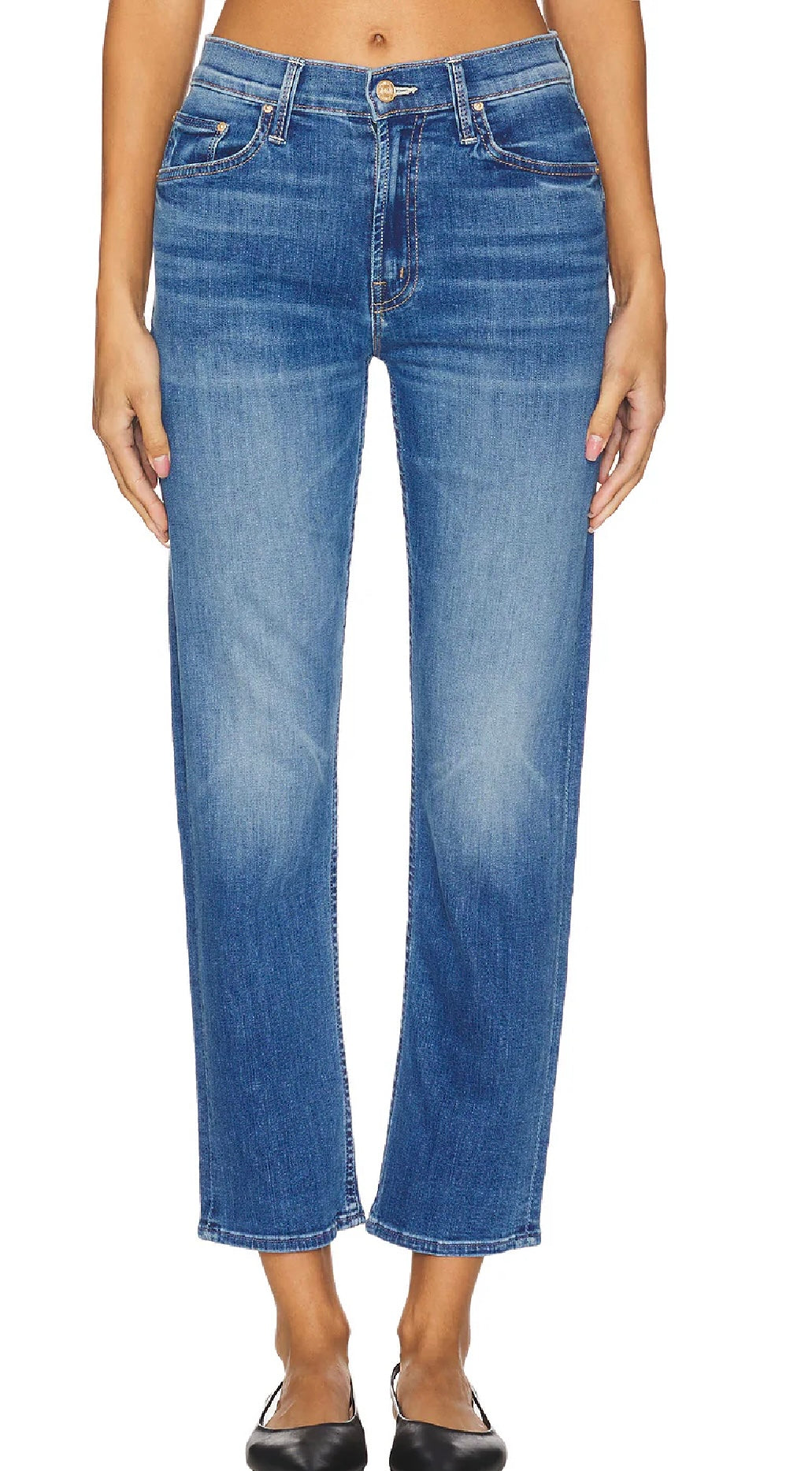 MOTHER The Mid Rise Rider Ankle, Size 26