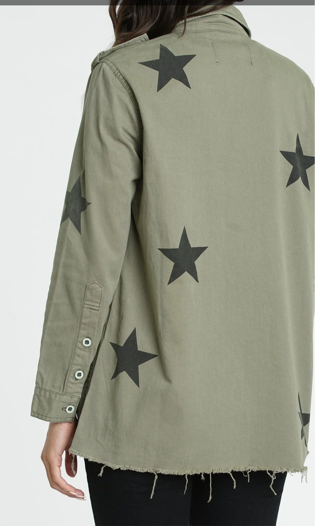 Pistola Camilo Military Jacket - Royal Honour Khaki with Stars, Small