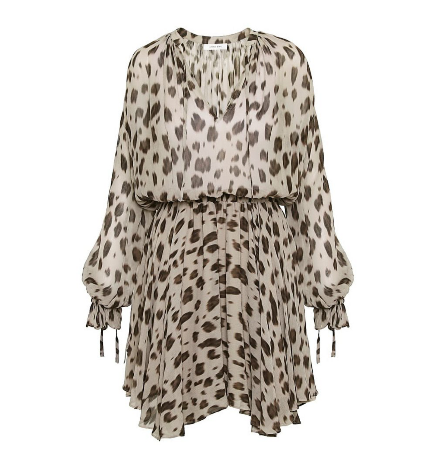 ANINE BING
Elliana Leopard Dress, SMALL