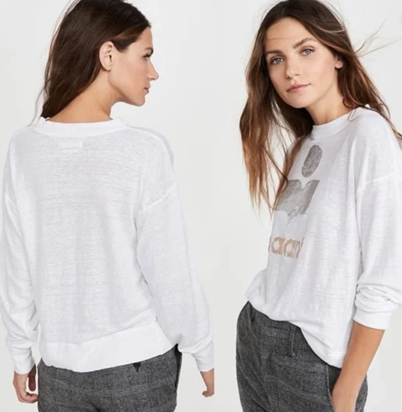 Isabel Marant Etoile Tee Shirt KLOWIA - White SMALL