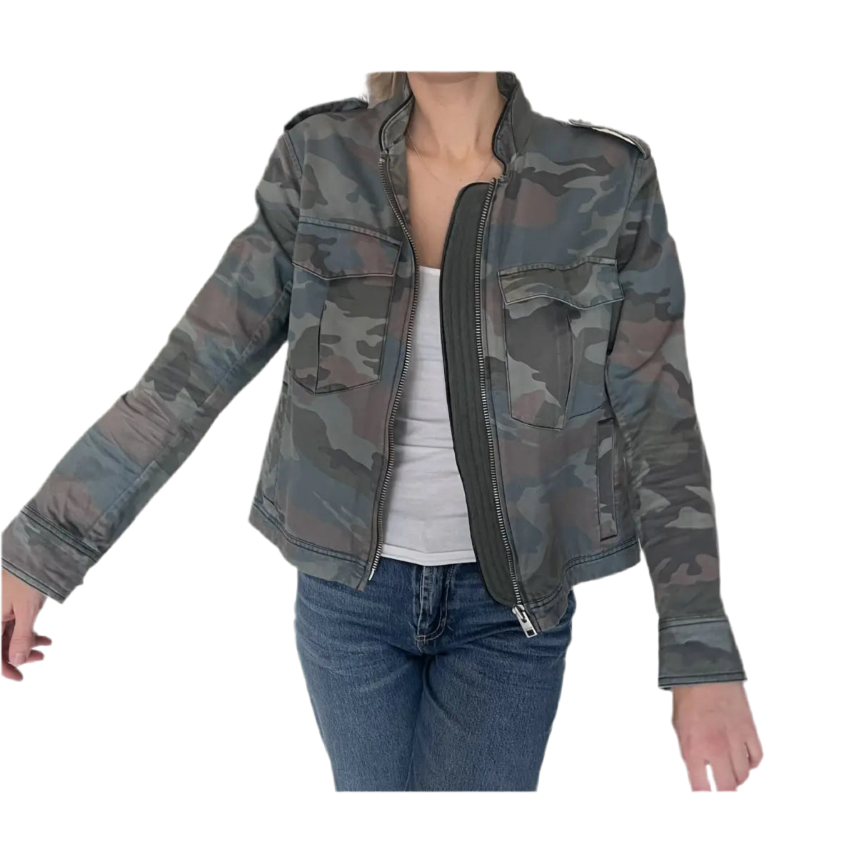 Zadig & Voltaire CAMO 
Fall Winter 2020 jacket, Small