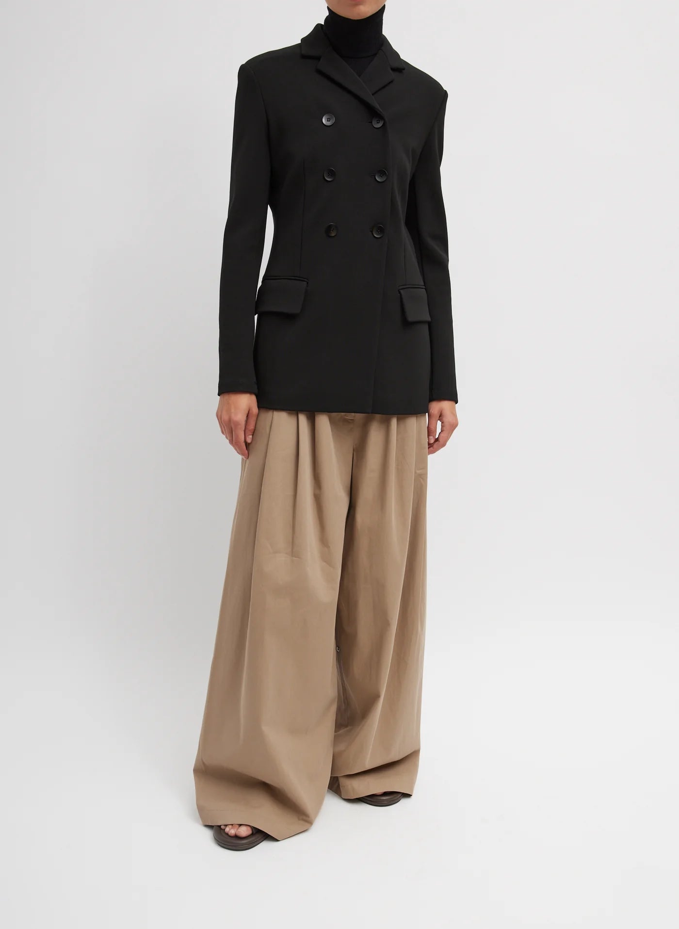 TIBI NWT Bio Twill Triple Pleat Pant, SIZES 4 khaki