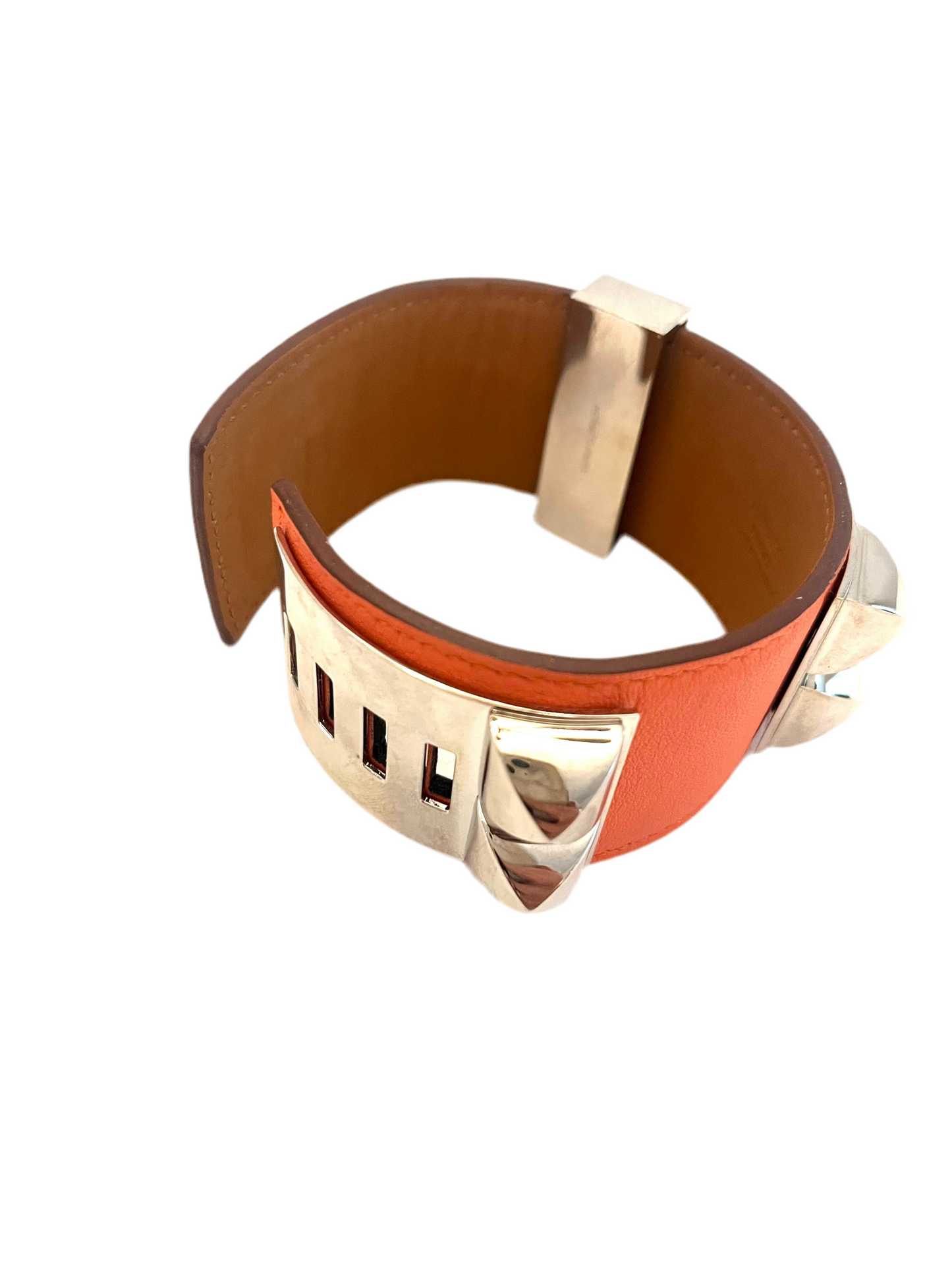 Hermès Leather Collier De Chien Wrap Bracelet