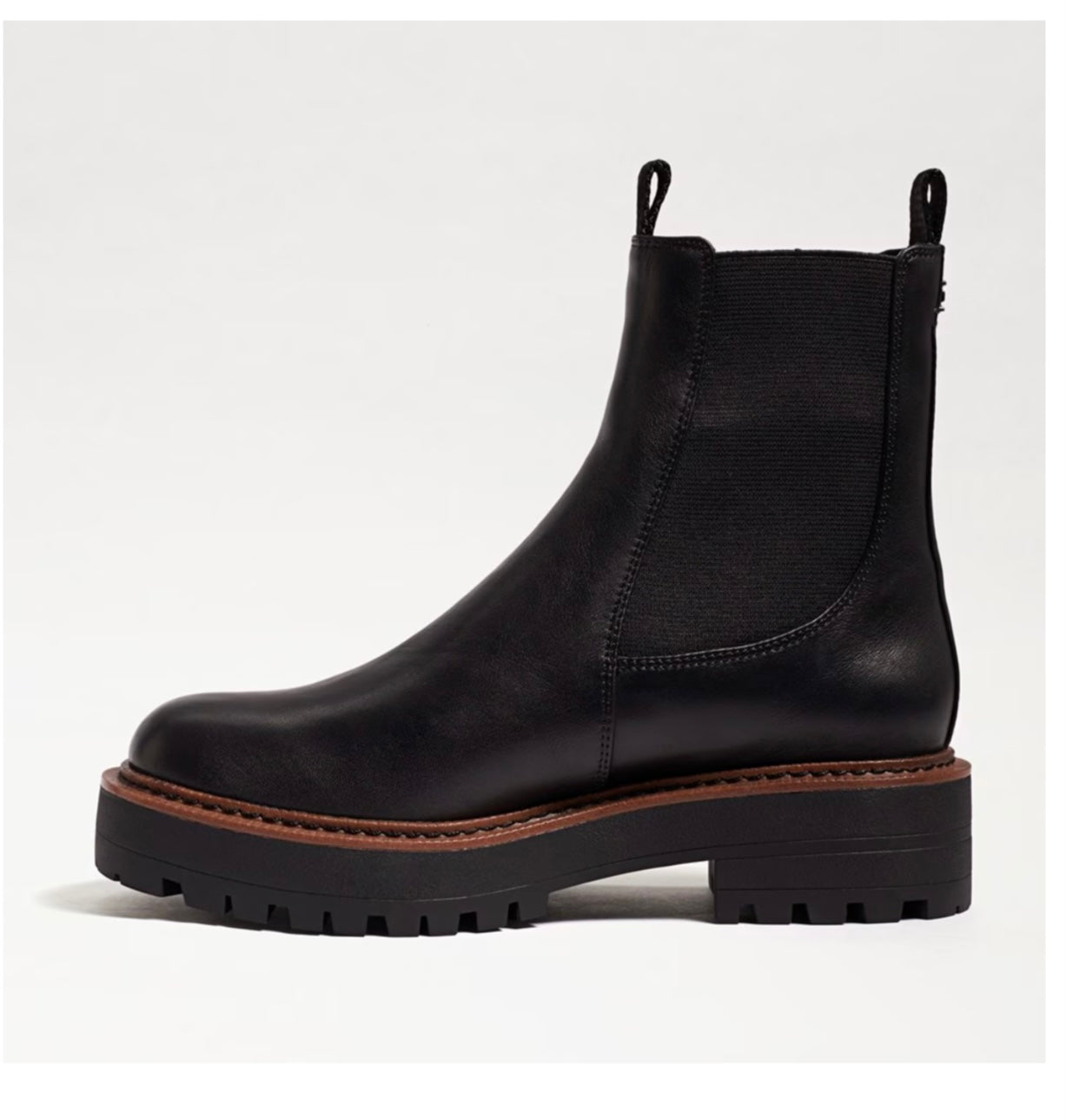 SAM EDELMAN WATERPROOF LAGUNA CHELSEA BOOT, SIZE 8 available in Black