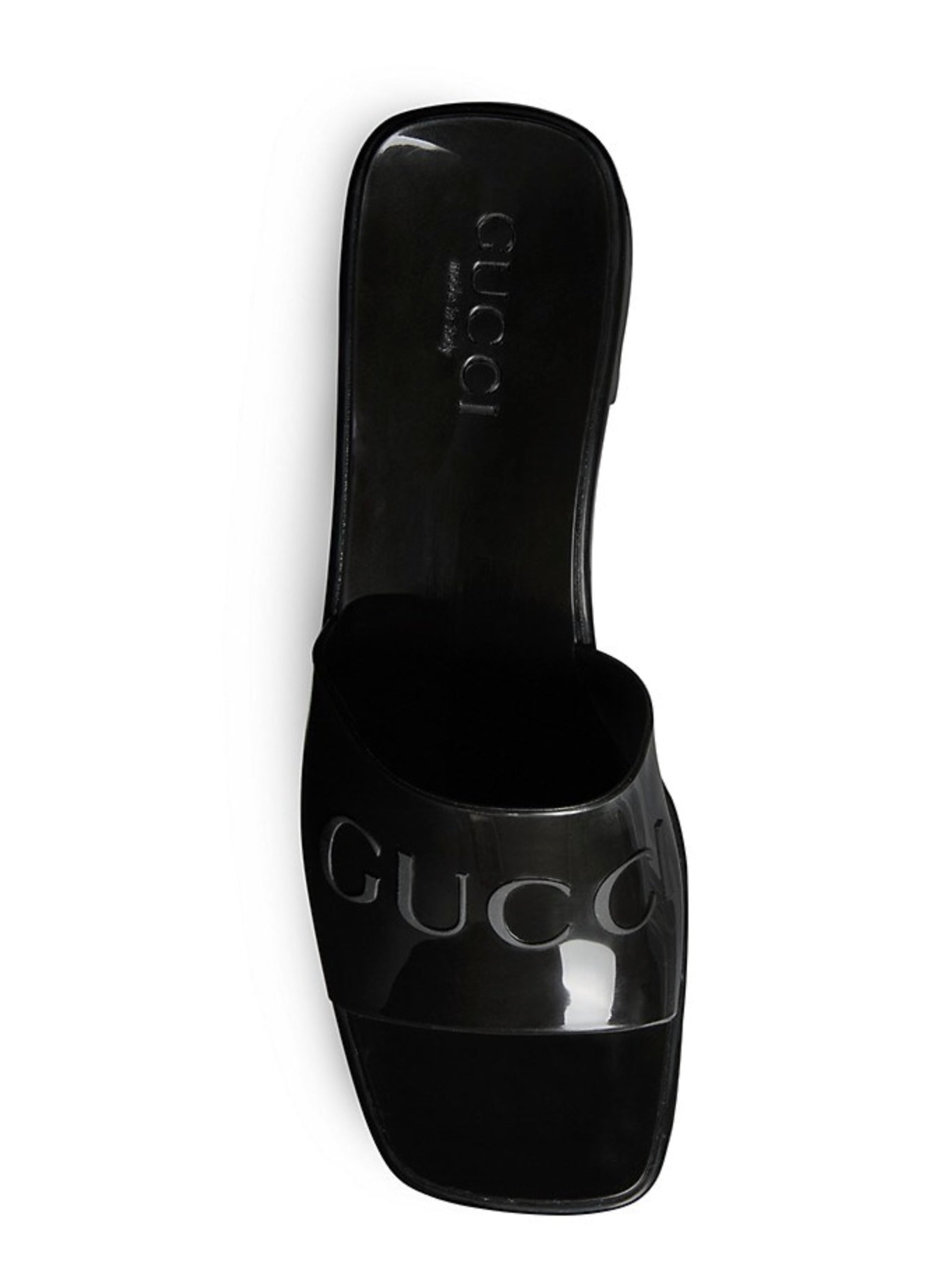 Gucci
Embossed Logo Mules, SIZE 7.5
