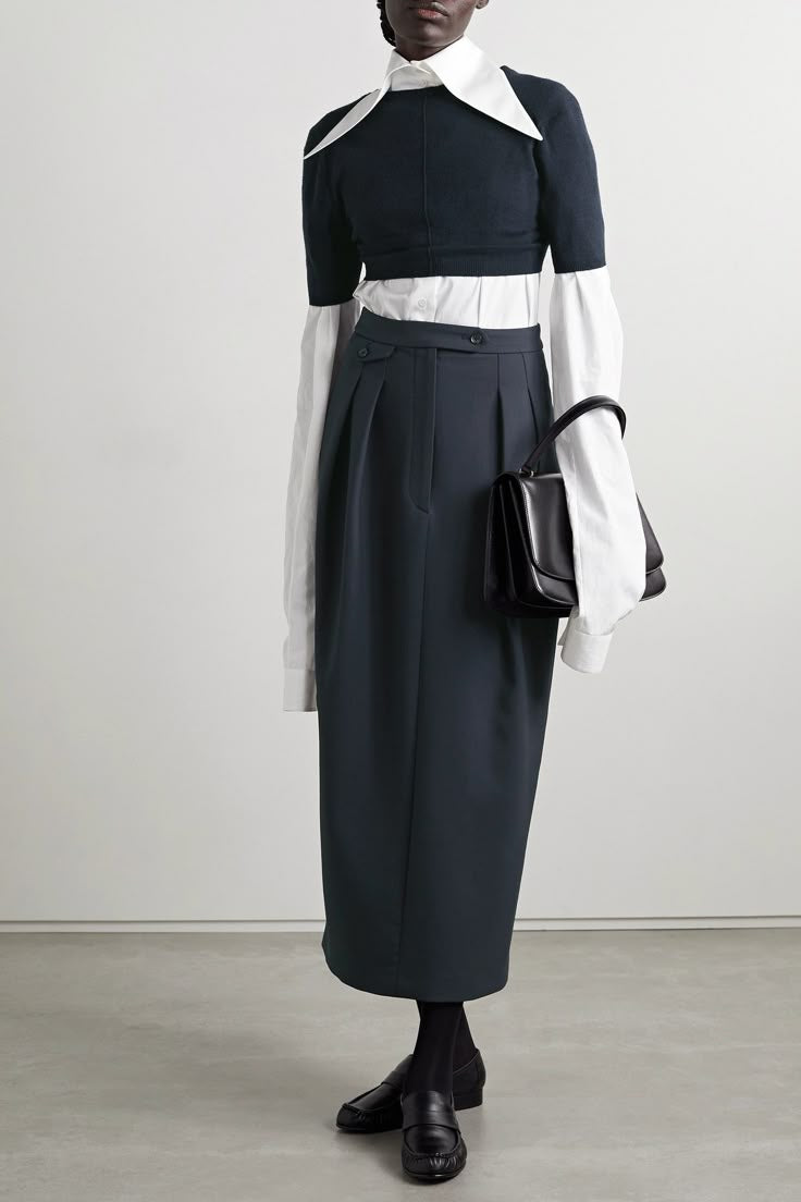 The Row Michelet Midi Skirt, Size 6