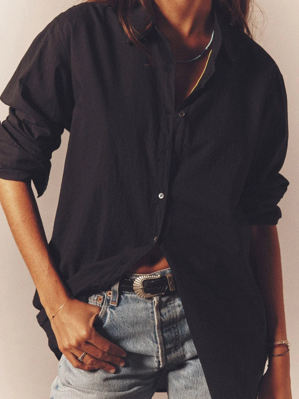 Xirena Black Beau Shirt, XSMALL