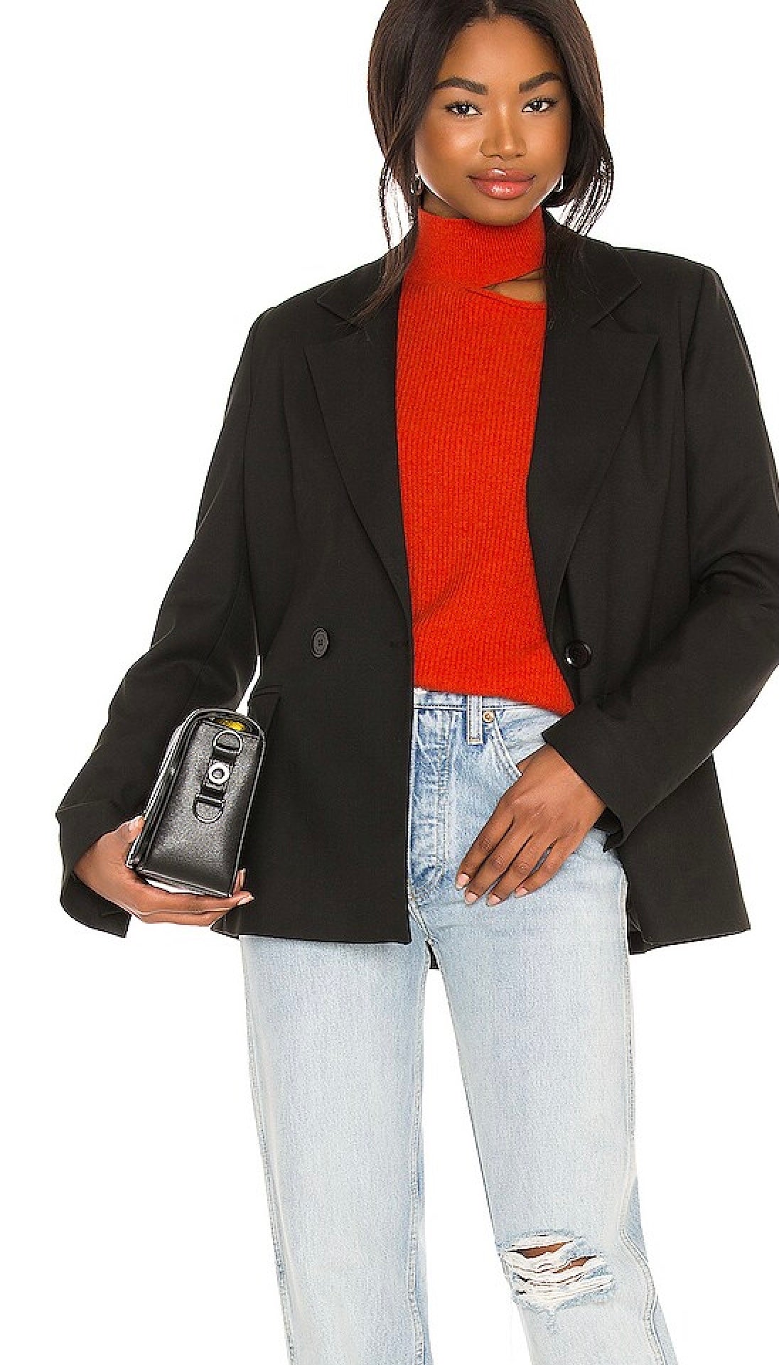 RTA Langley Cashmere Sweater, XSMALL
