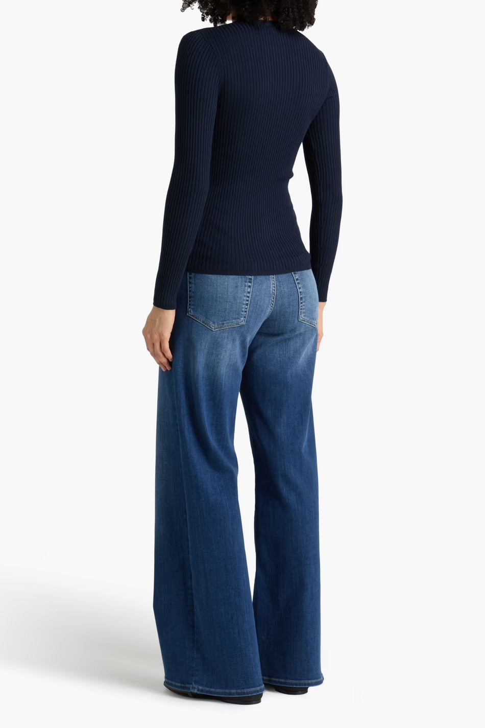 SANDRO Ribbed-knit cardigan, Small
