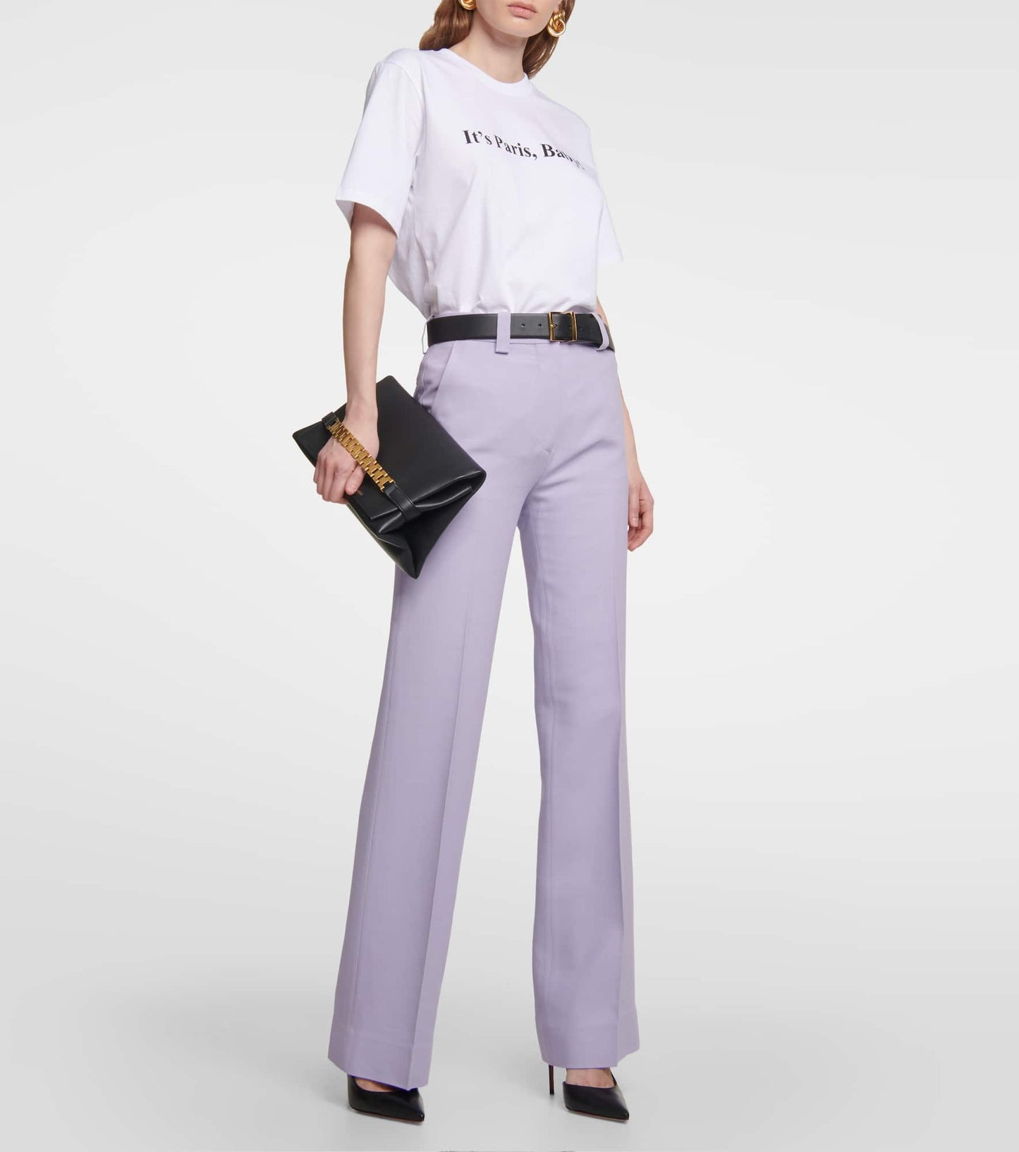 VICTORIA BECKHAM
IT'S PARIS, BABY! T-shirt In white, Xsmall