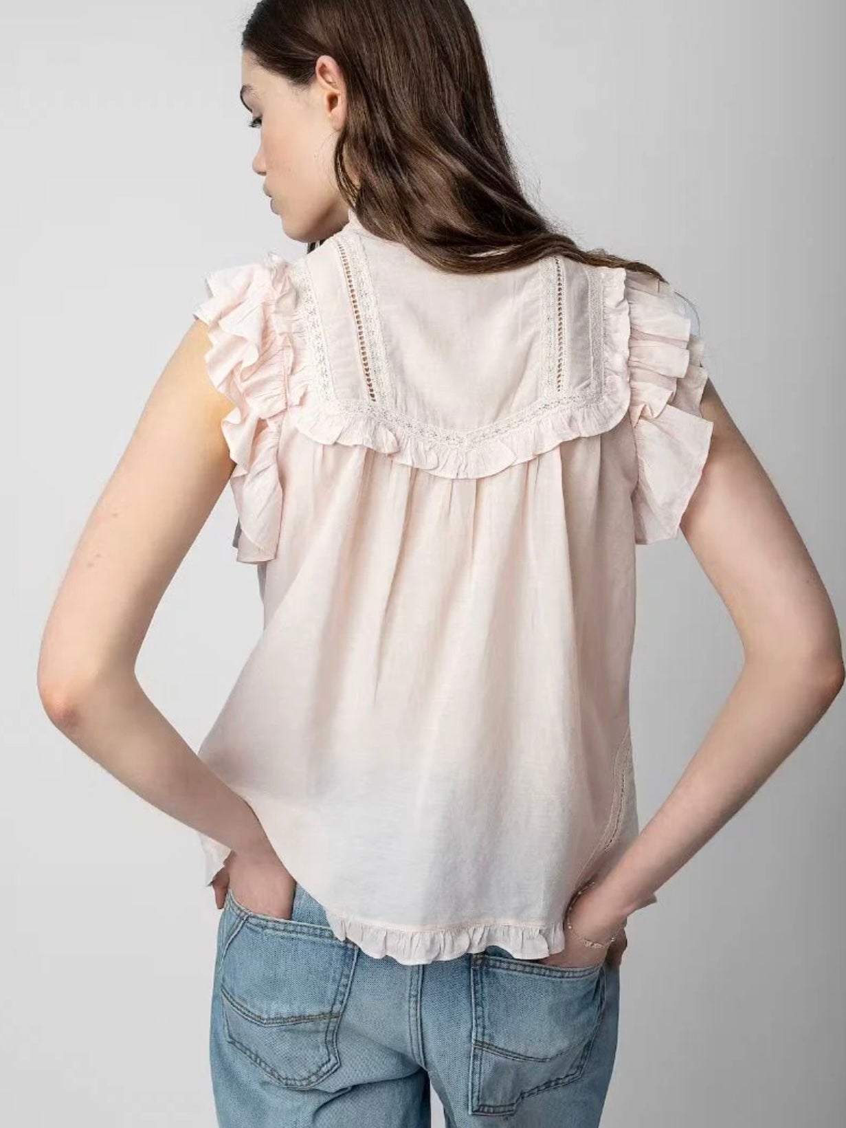 Zadig & Voltaire Tama Sleeveless Blouse - Dolls, xsmall