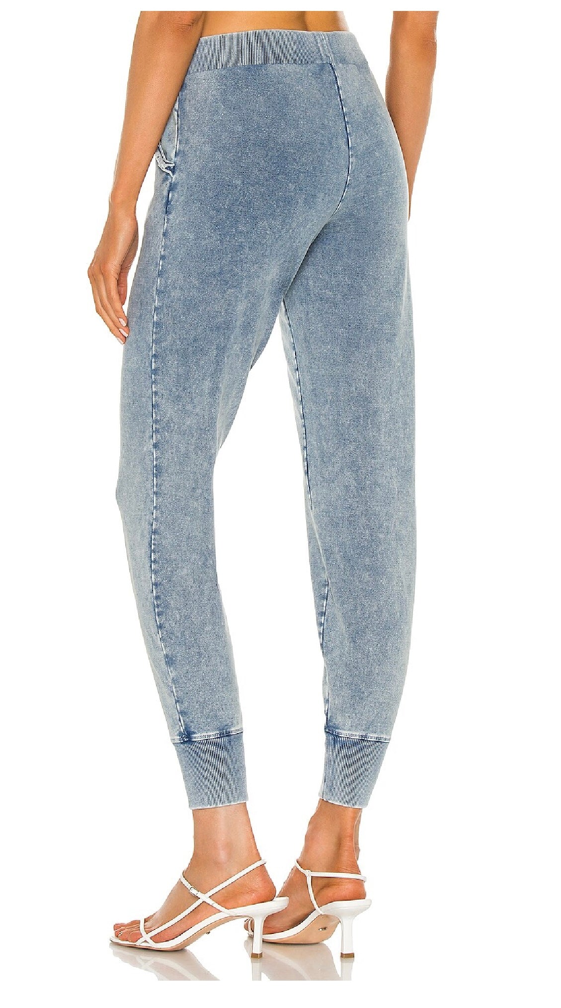 Generation Love Daisy Ruffle Denim Sweatpants, xsmall