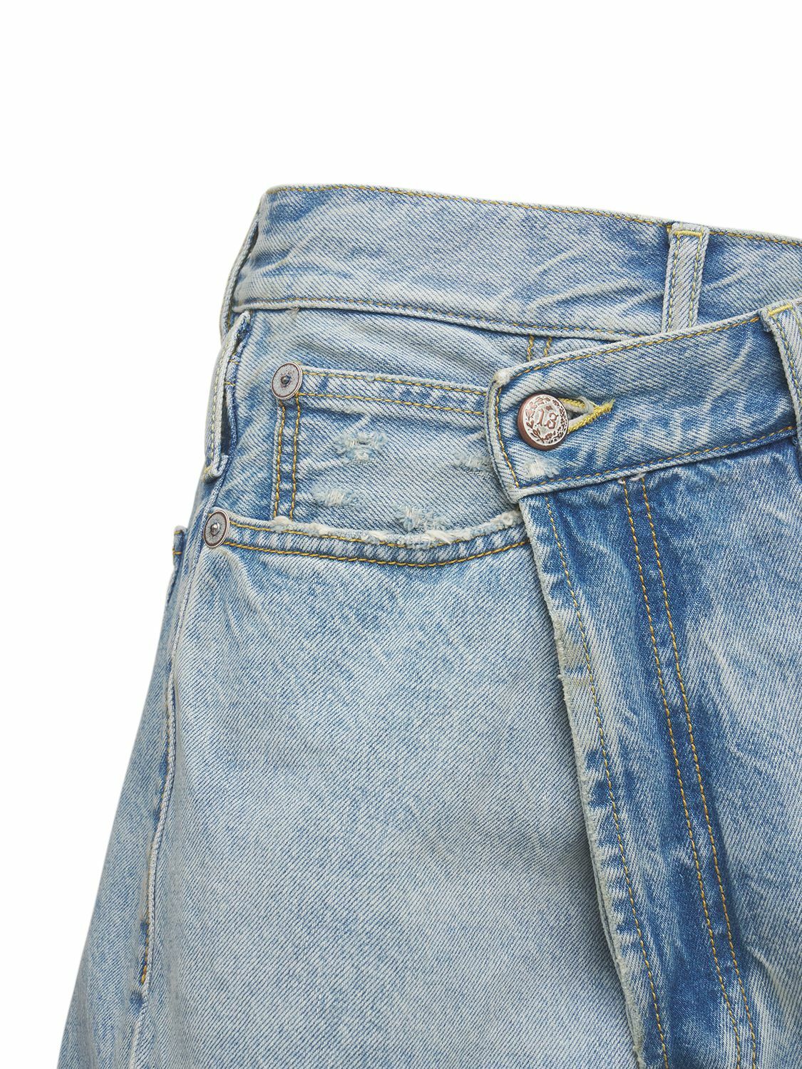 R13 Crossover Denim Shorts, size 27 fits large