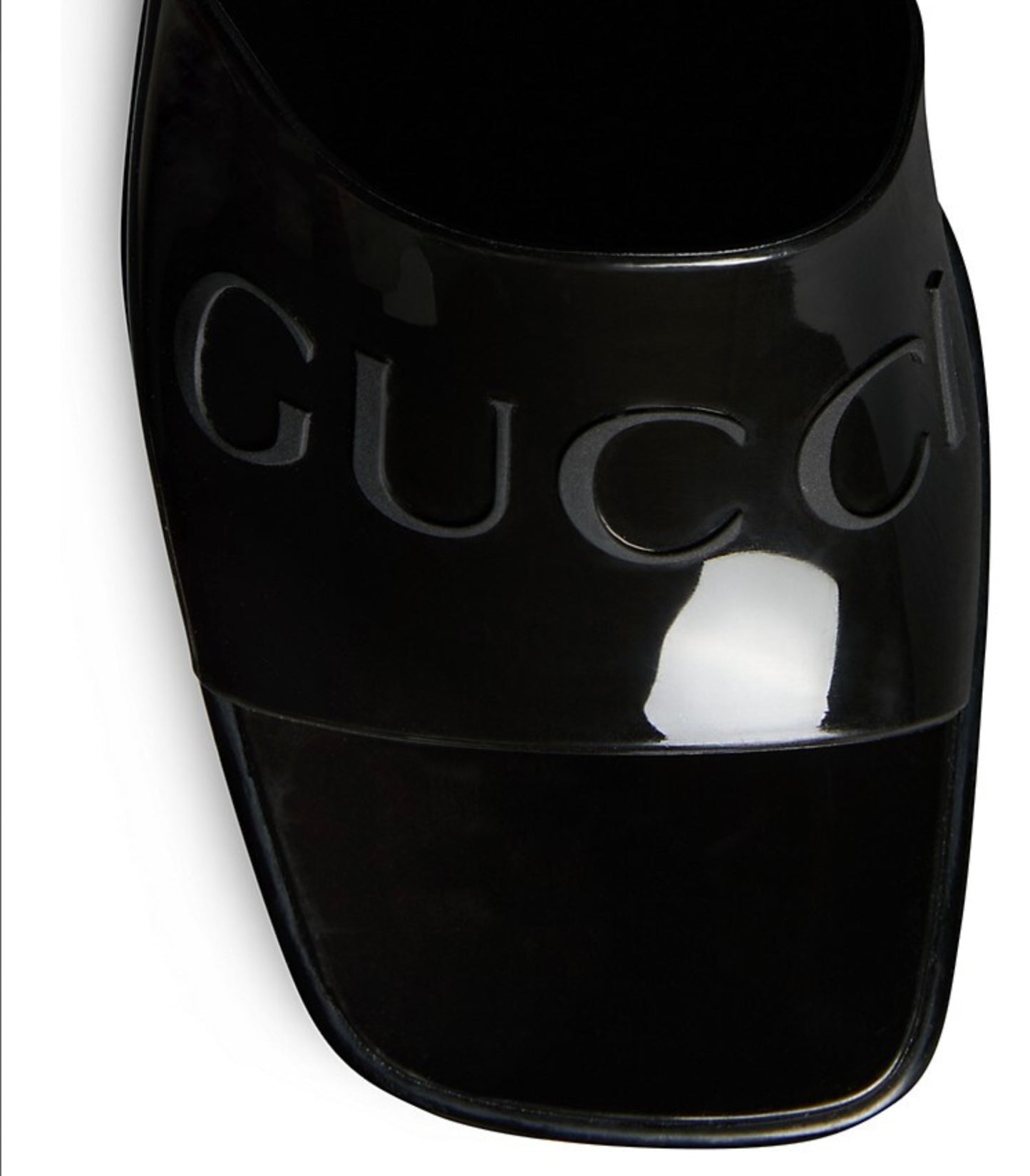 Gucci
Embossed Logo Mules, SIZE 7.5