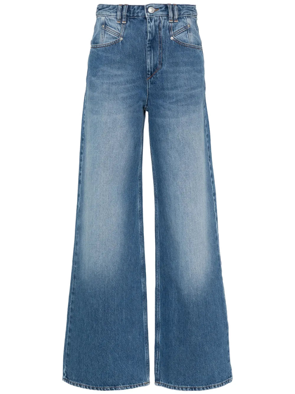 ISABEL MARANT Lemony wide-leg jeans, Size 34