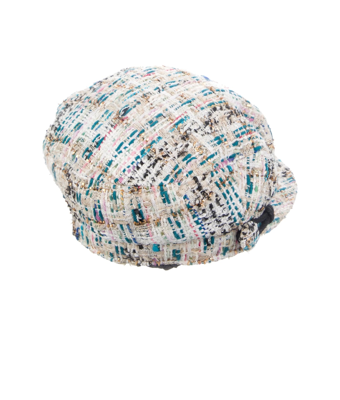 Maison Michel Tweed Newsboy Cap