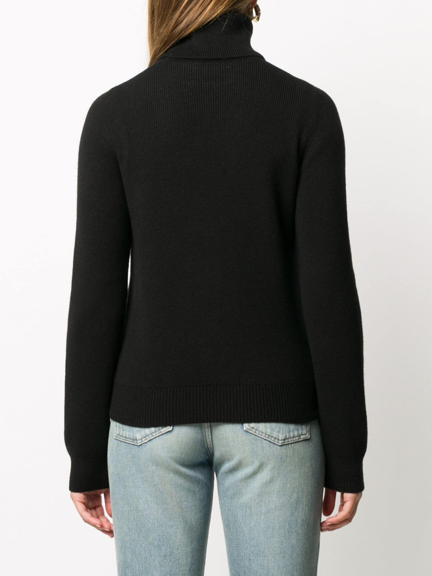 SAINT LAURENT CASHMERE TURTLENECK, XSMALL