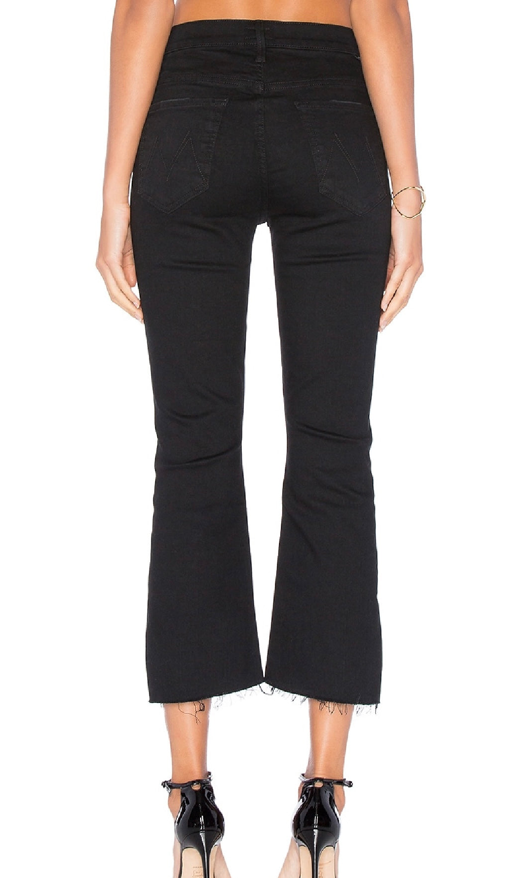 MOTHER Insider Crop Step Fray Jeans, Size 31