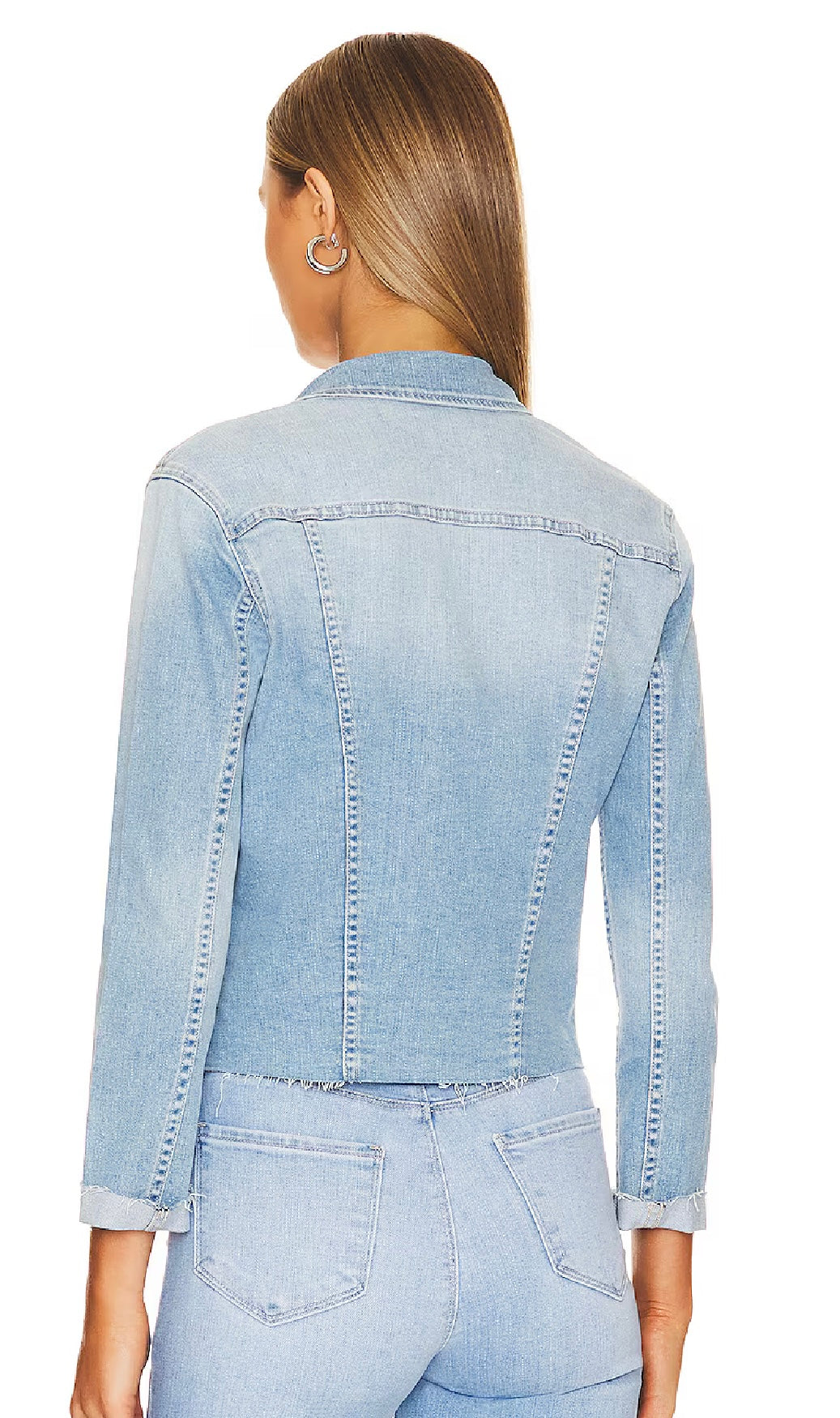 L'AGENCE Janelle Slim Raw Edge Jacket, Small