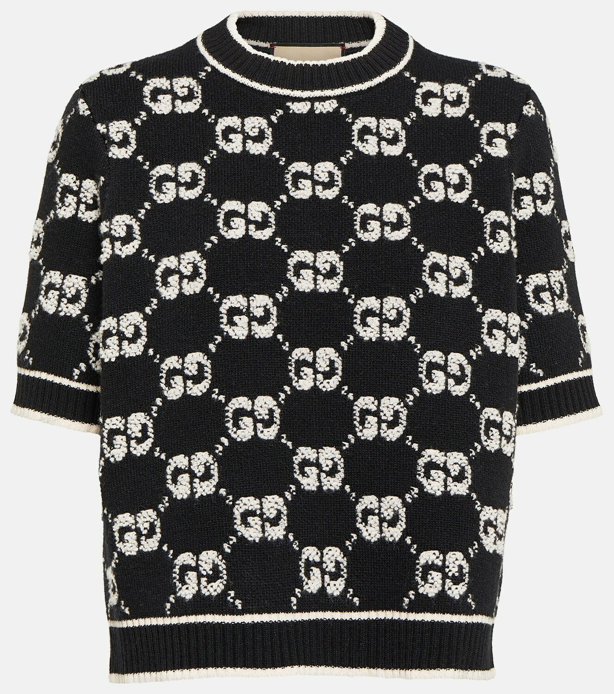 Gucci GG jacquard wool bouclé Sweater, Medium