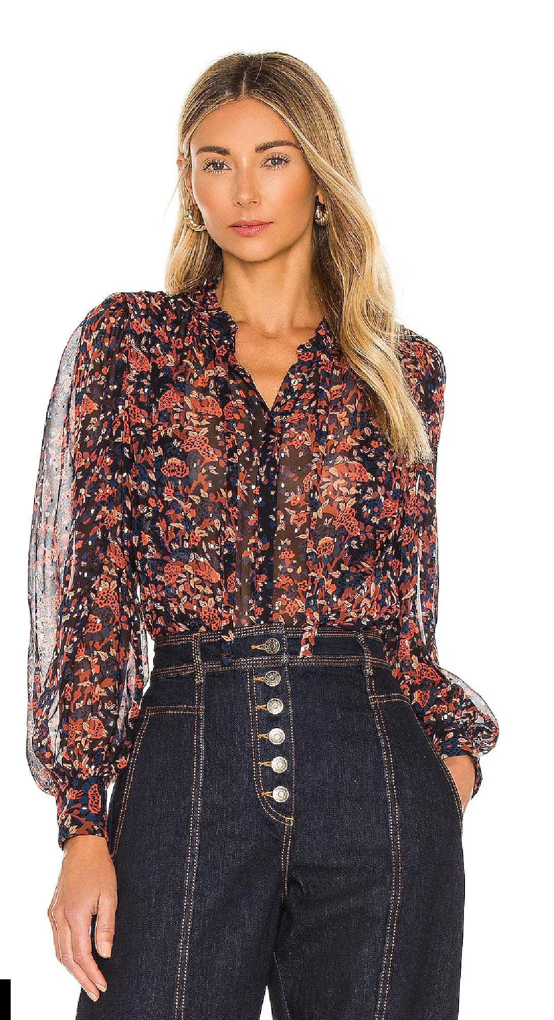 Ulla Johnson Edith Blouse, Size 2