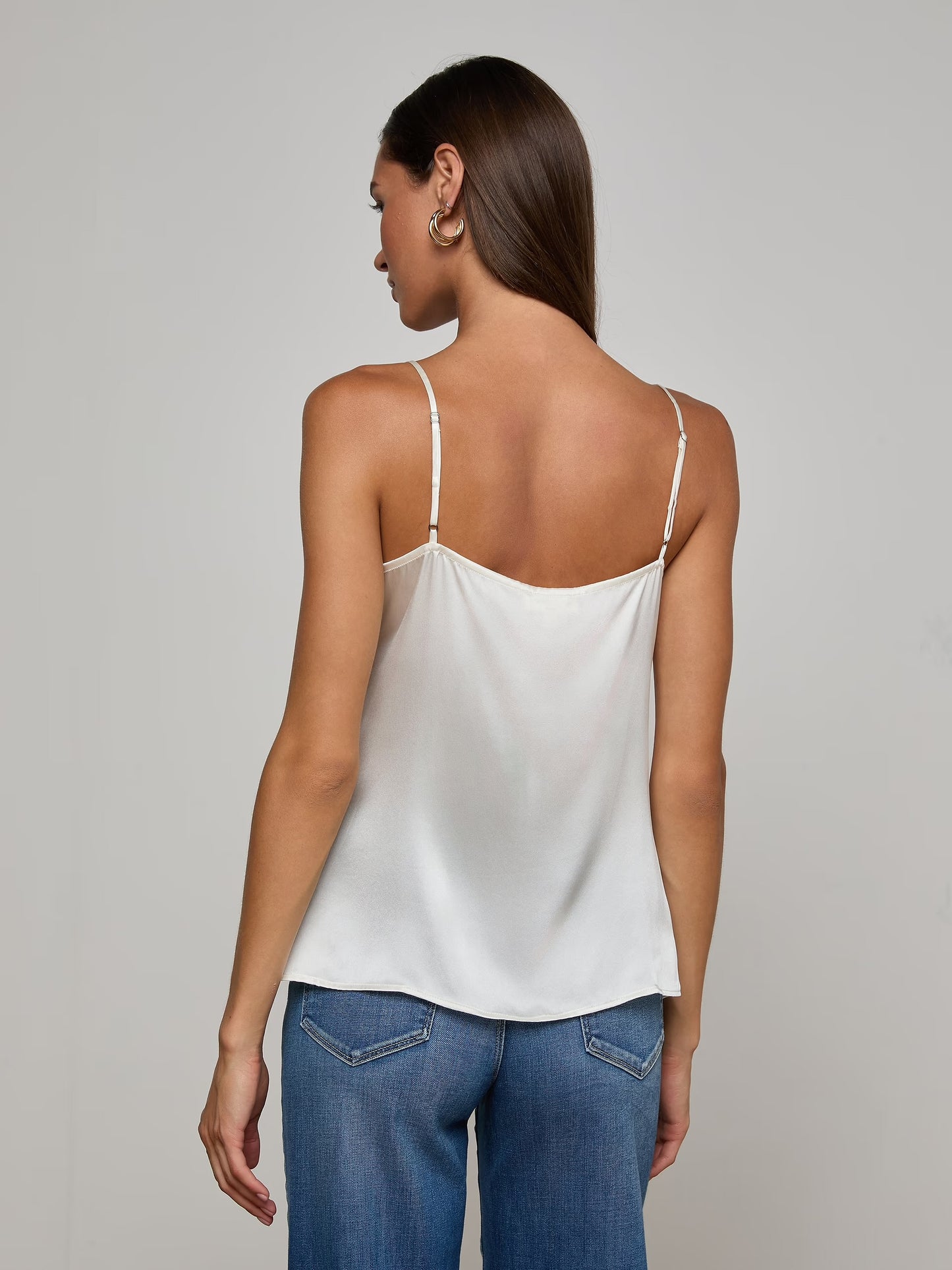 L’AGENCE Gabriella Silk Camisole, XSMALL